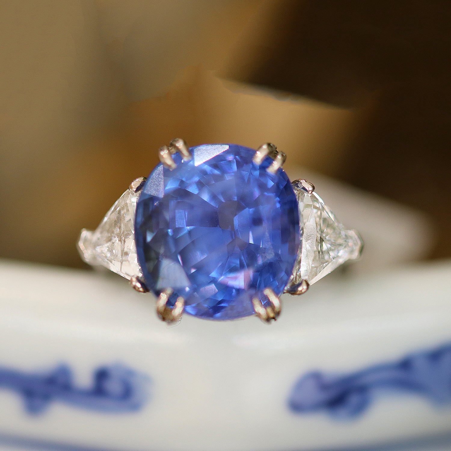 sapphire and diamond ring