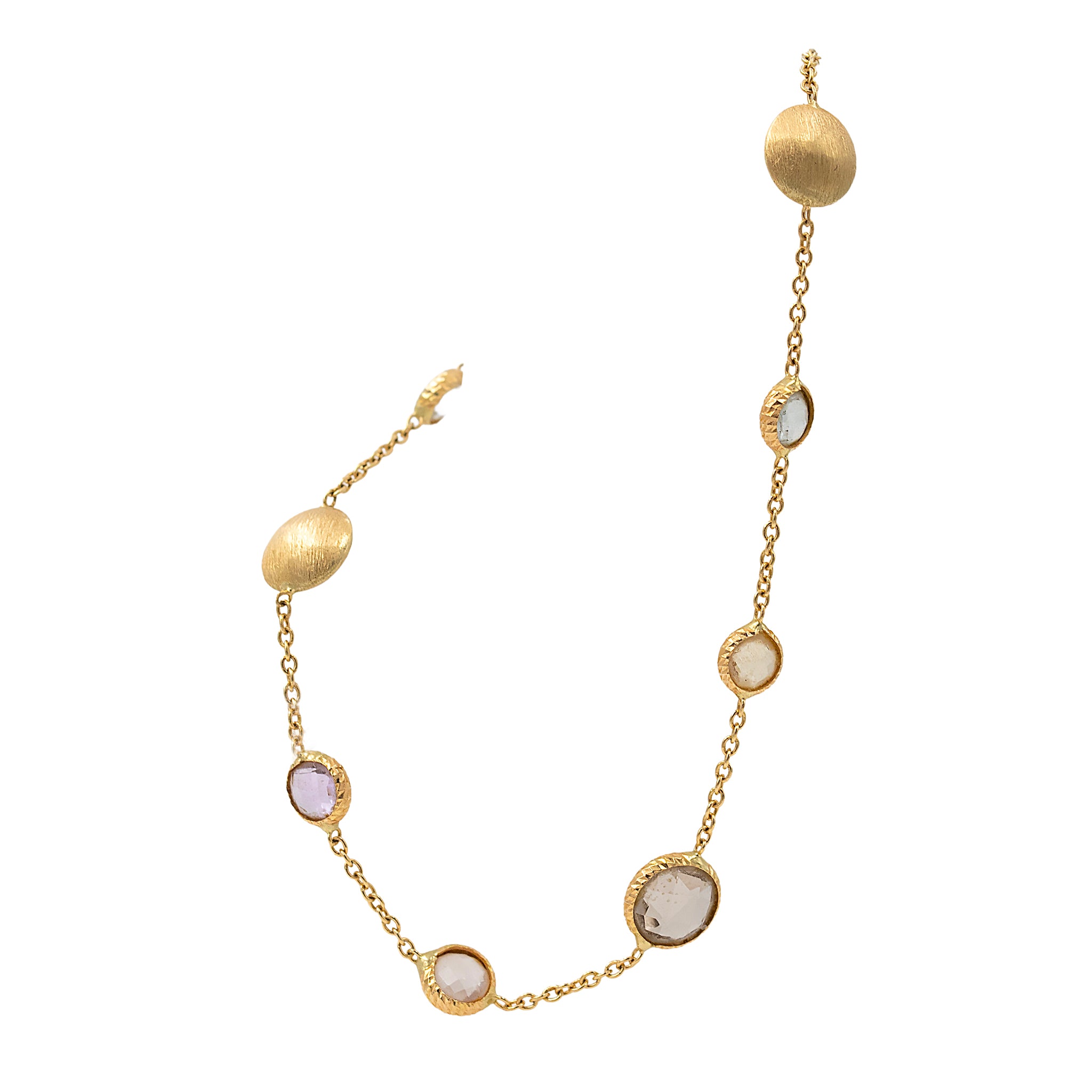 Dainty Muticolor Gemstone Bracelet