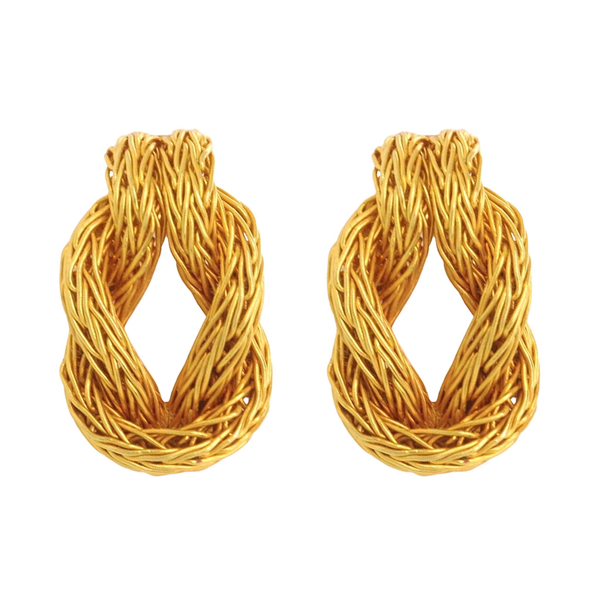 Lalaounis Hercules Knot Earrings In 18k