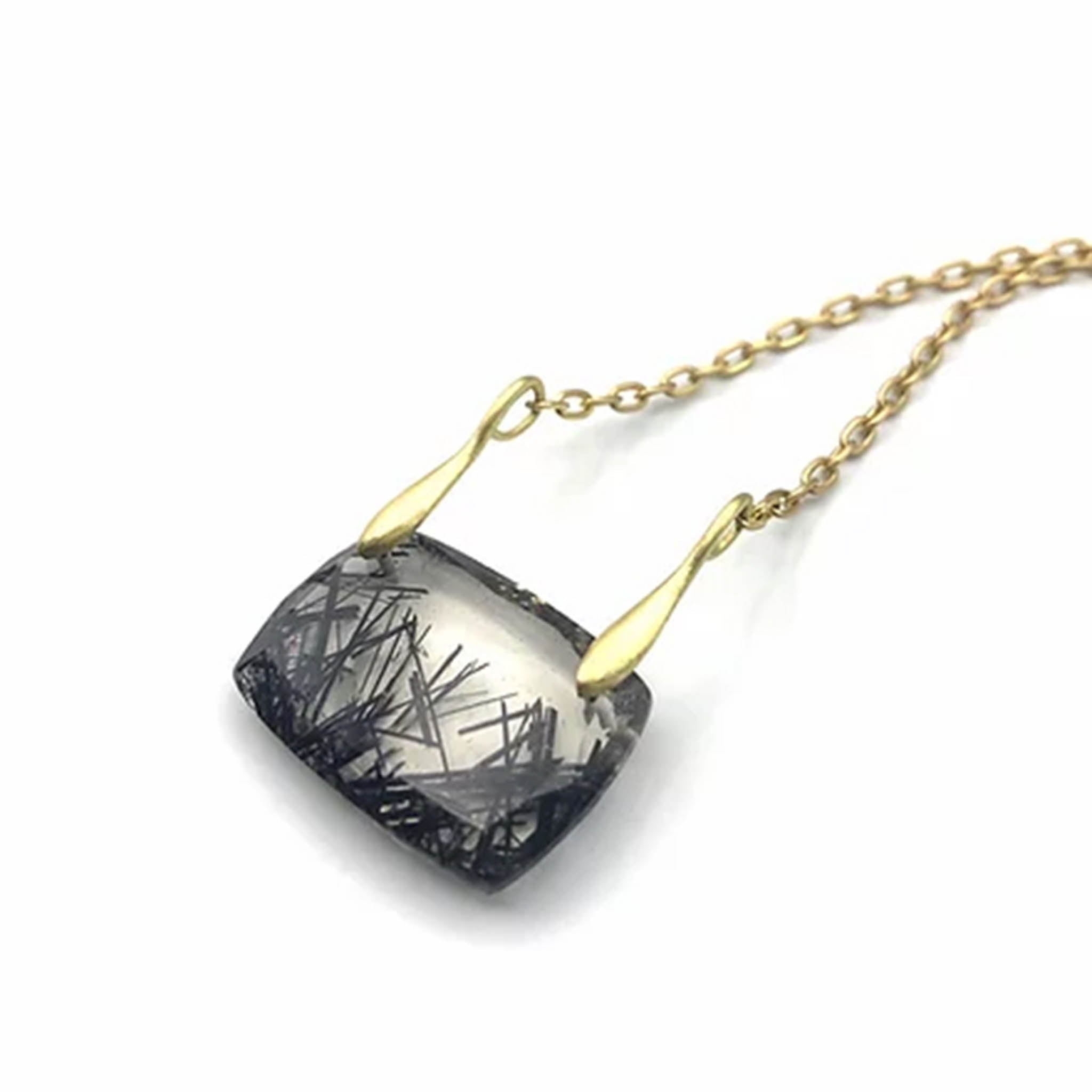 Garden Tourmalinated Quartz Necklace