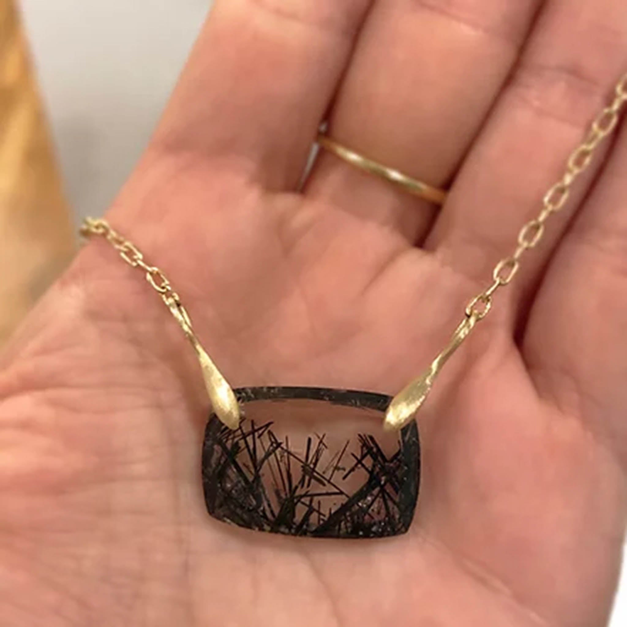 Garden Tourmalinated Quartz Necklace