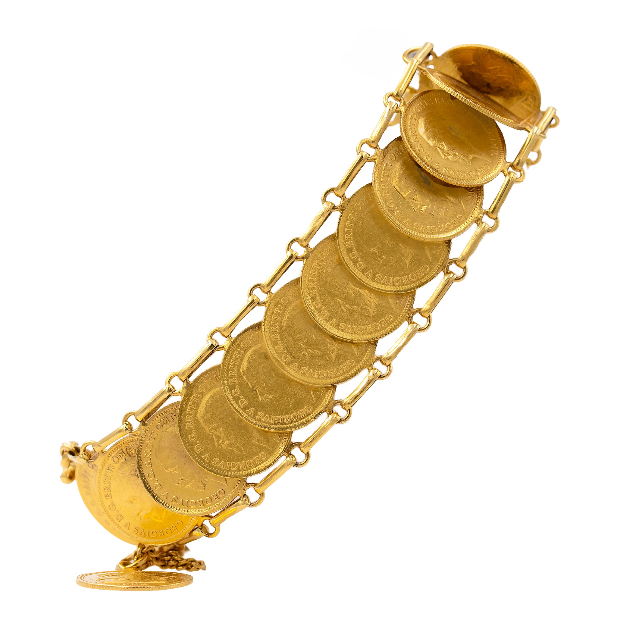 Estate Coin Bracelet