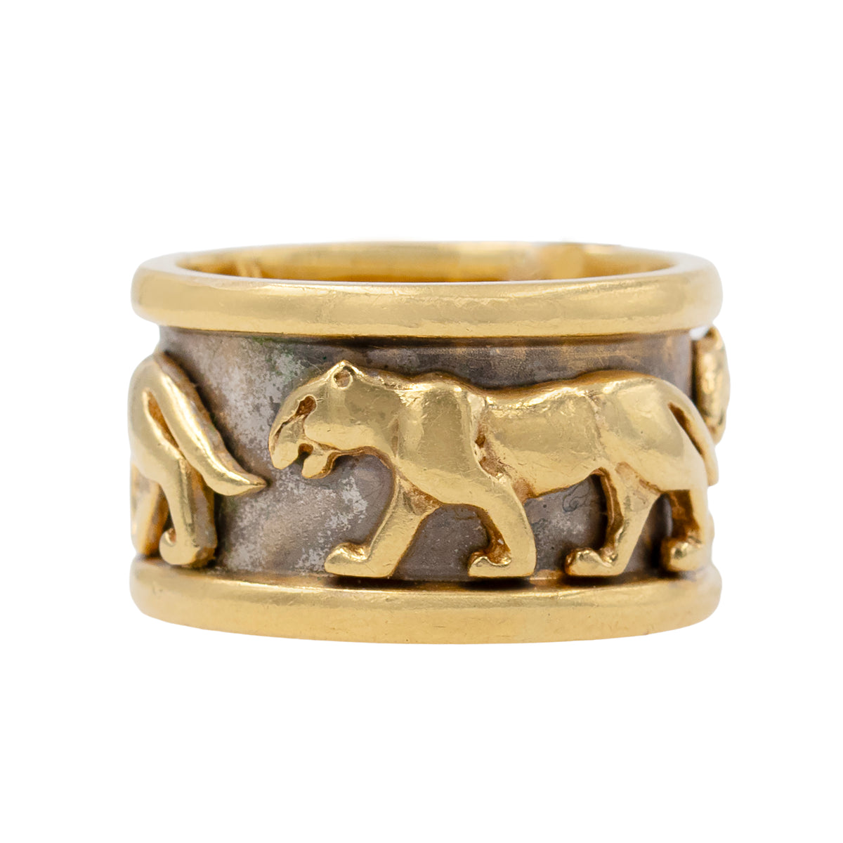 Panther Wide Eternity Band