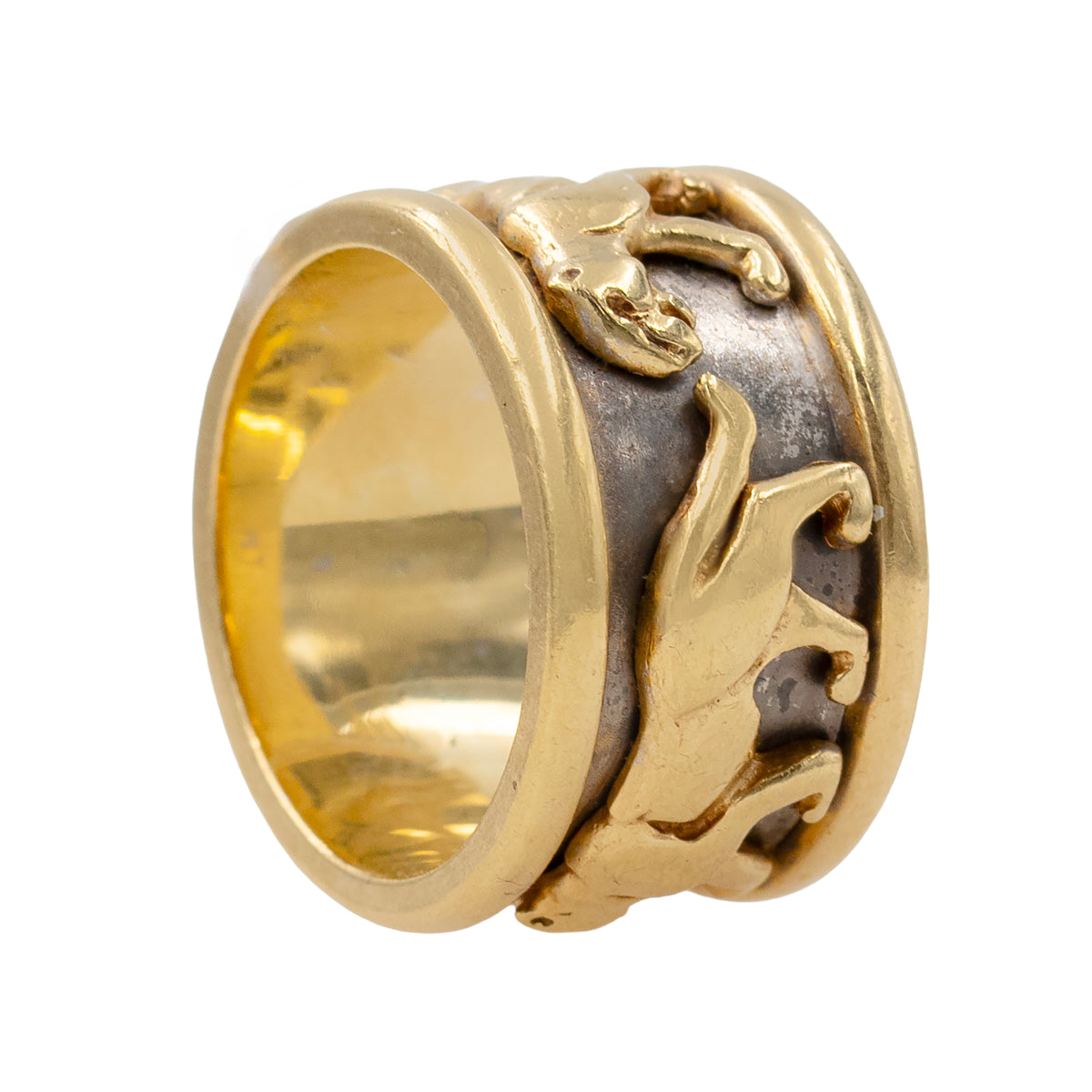 Panther Wide Eternity Band