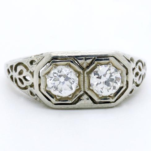 Double Header Diamond Ring