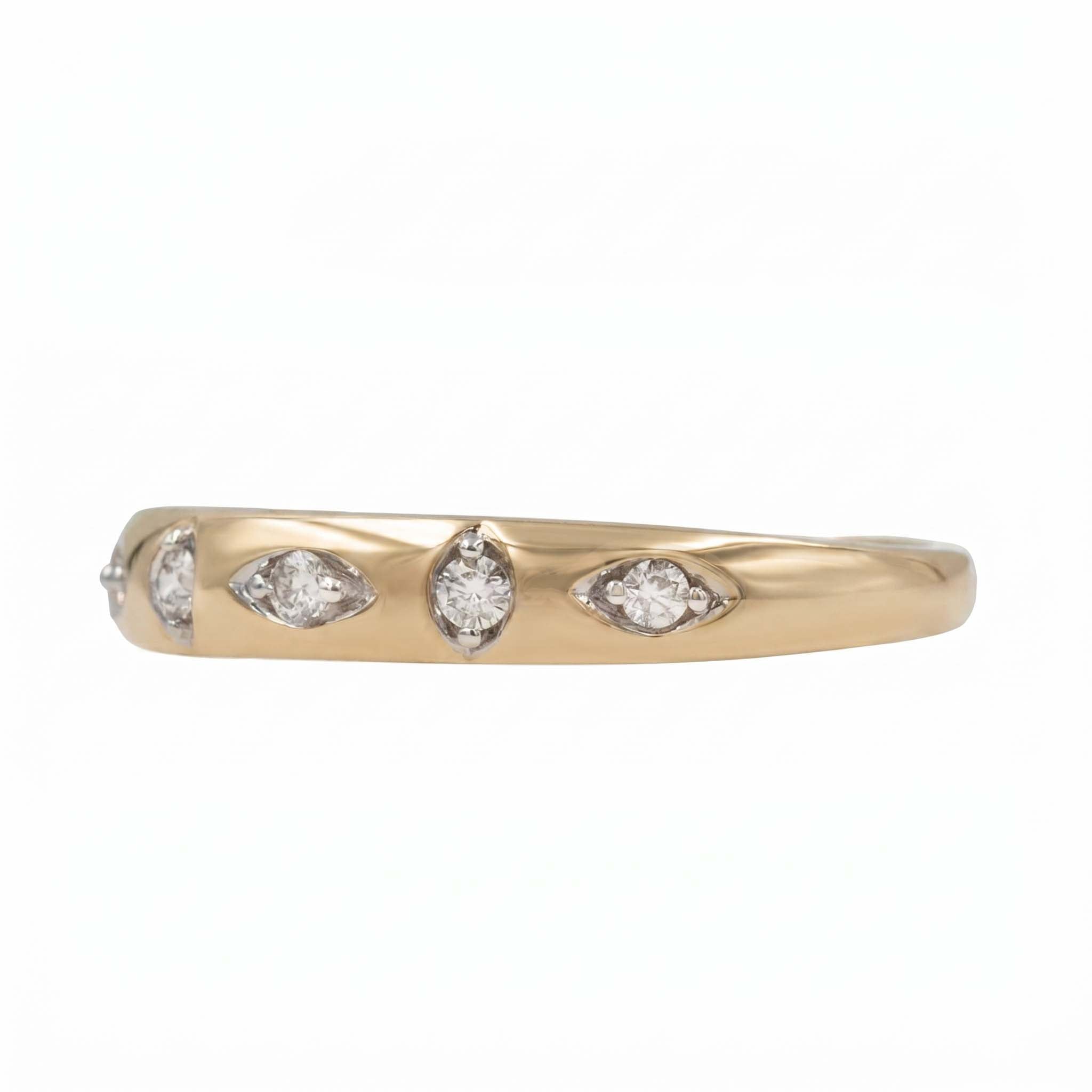 Flush Set Diamond Band