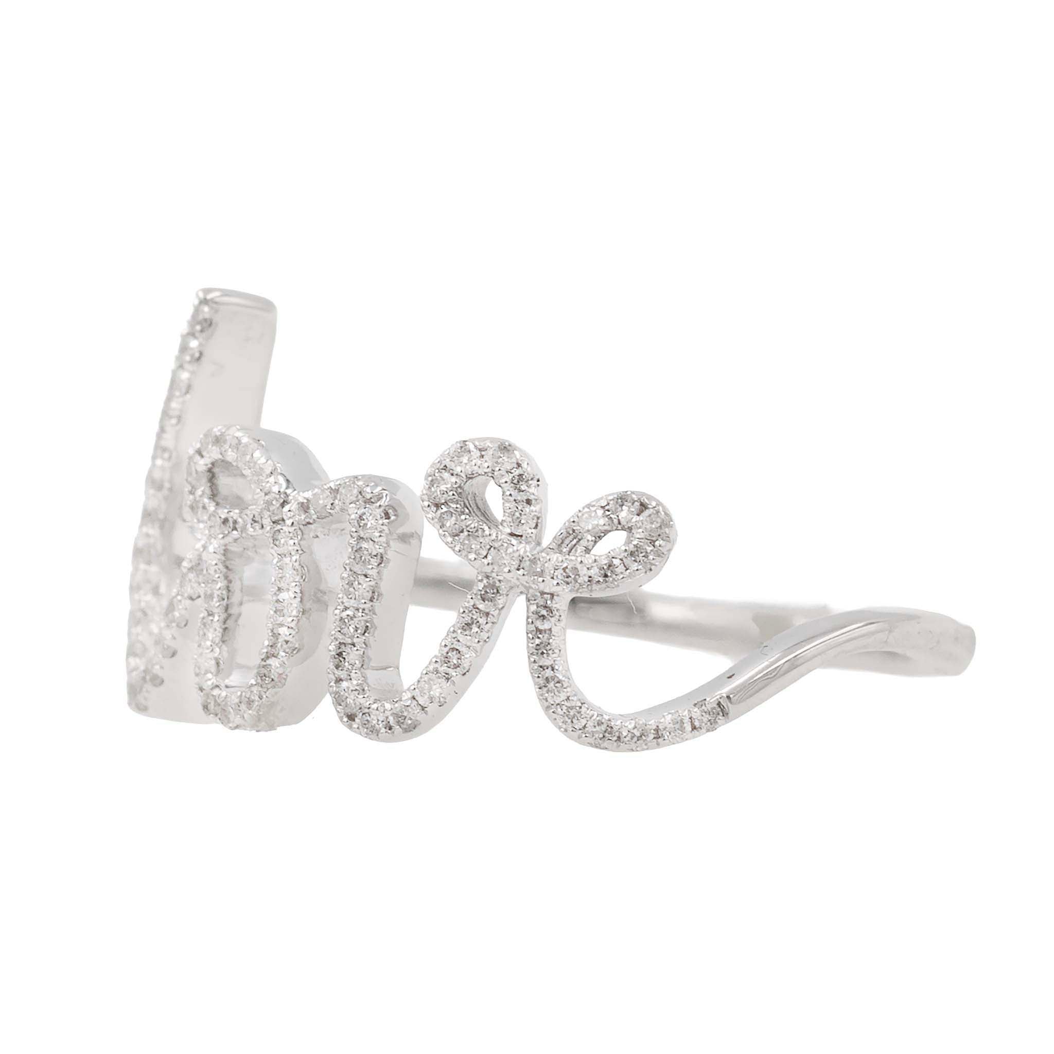 Diamond Love Ring
