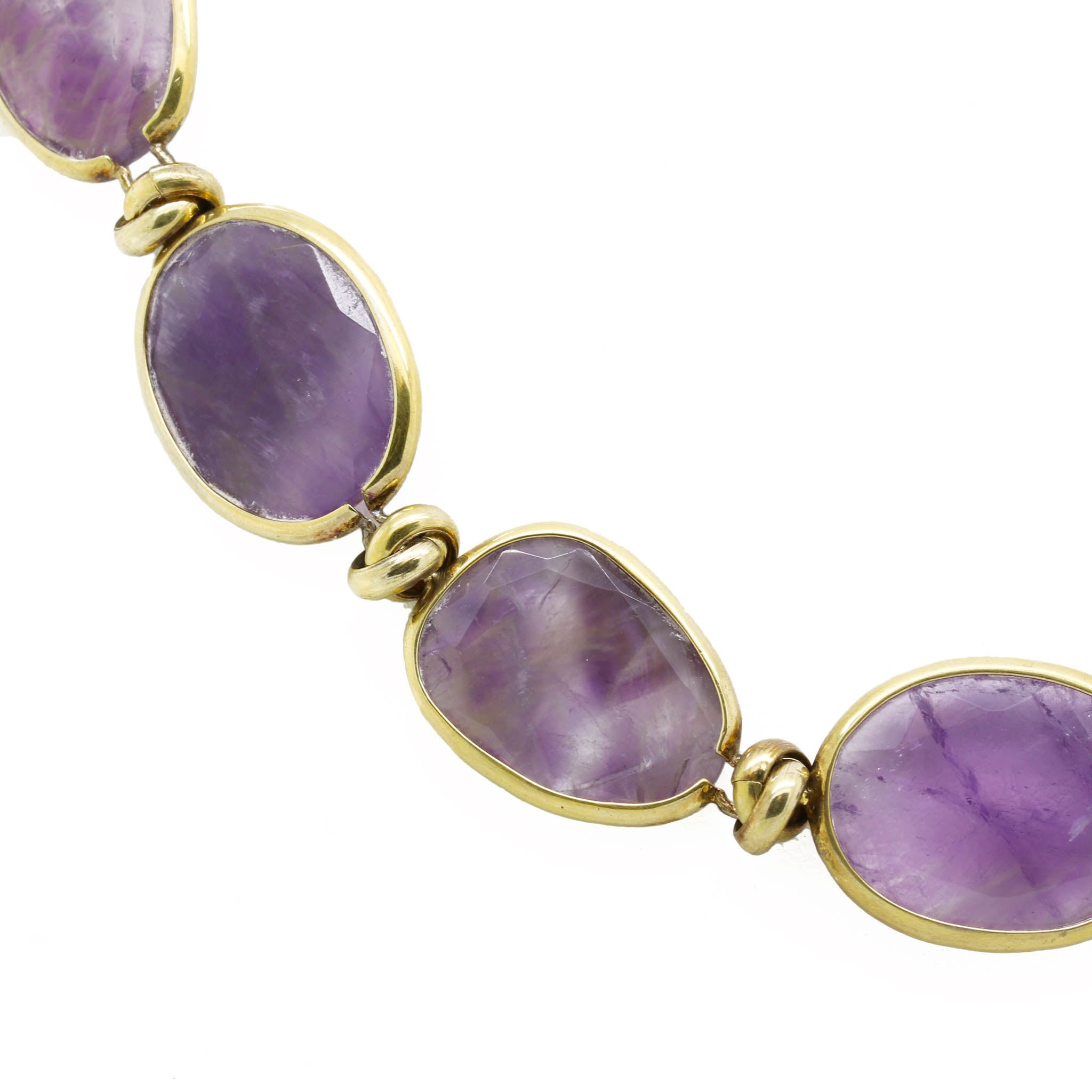 Amethyst Slice Necklace