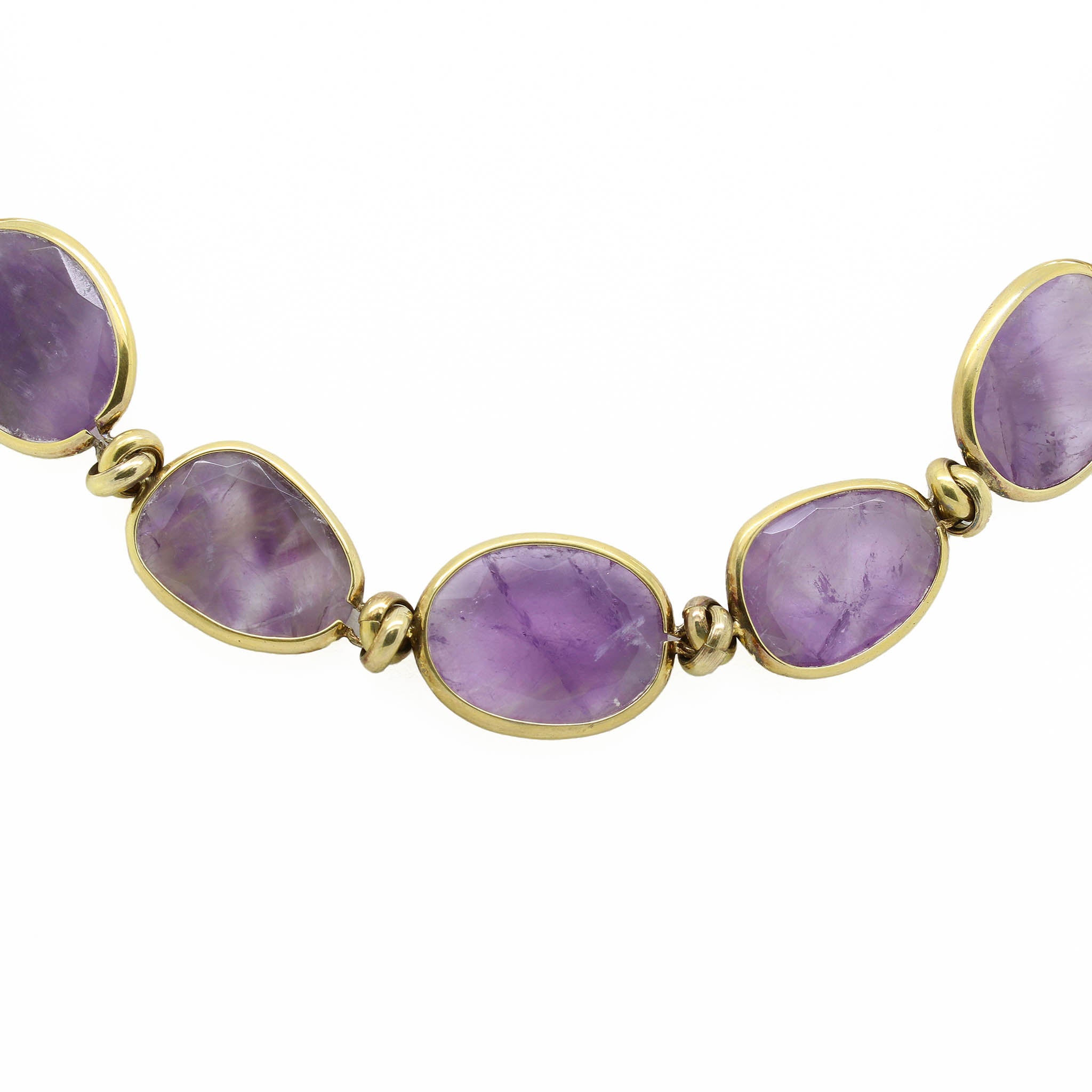 Amethyst Slice Necklace