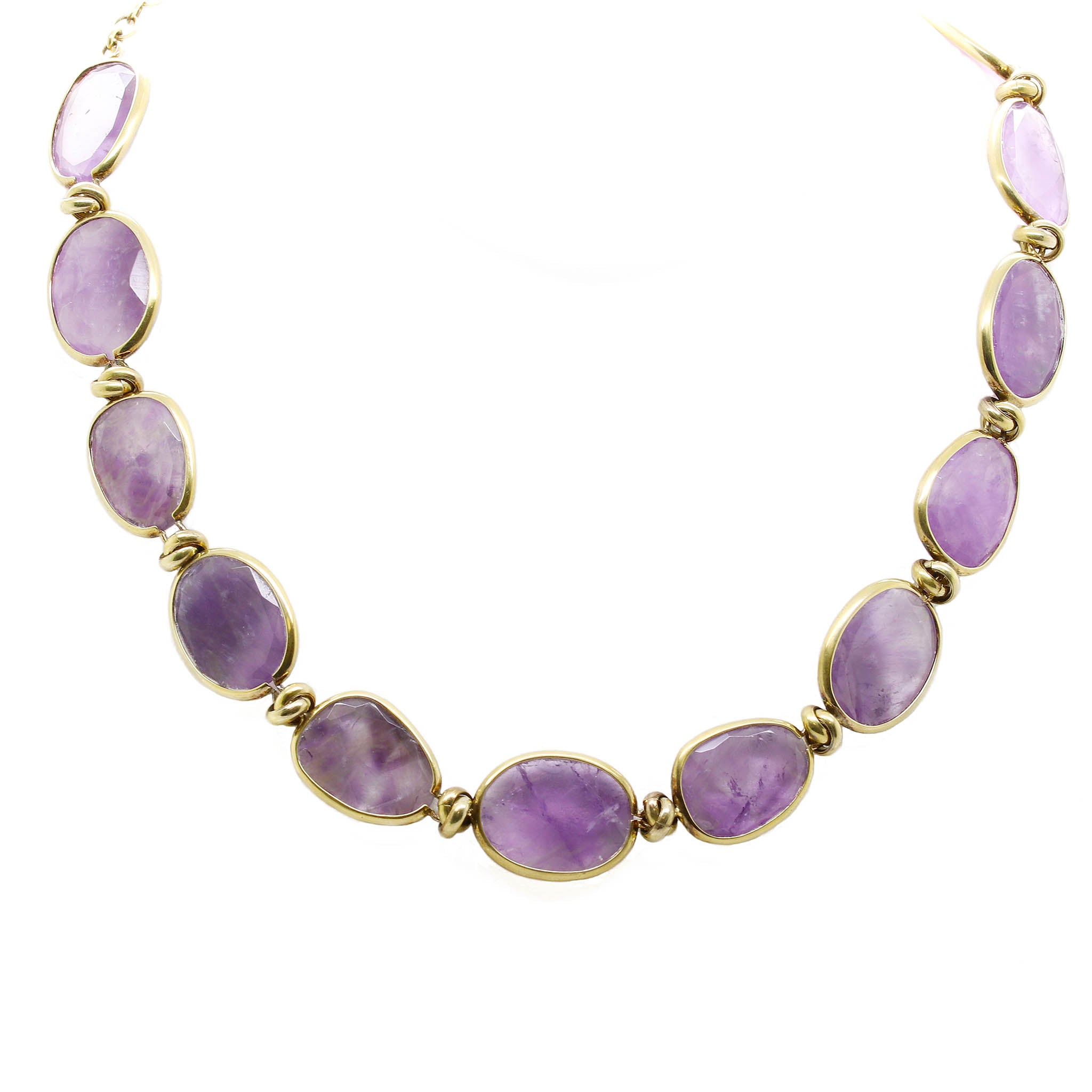 Amethyst Slice Necklace