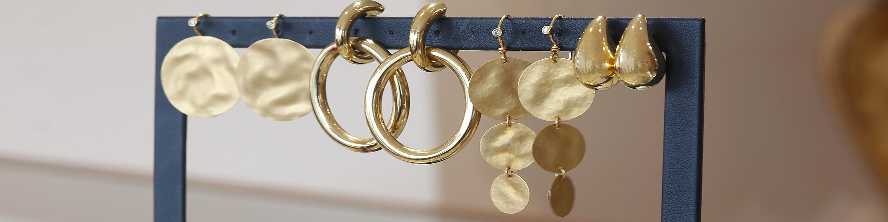 14 karat gold earrings