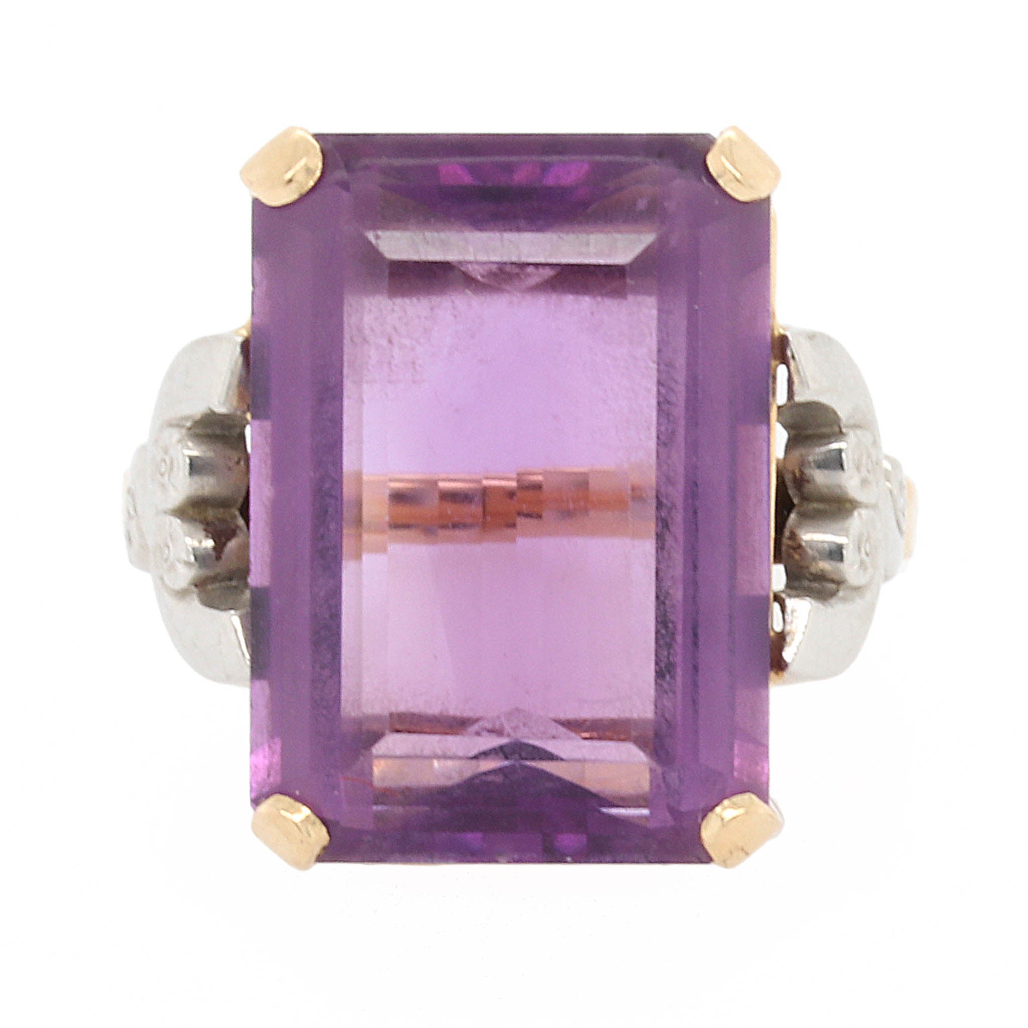 Large Amethyst Cocktail Ring