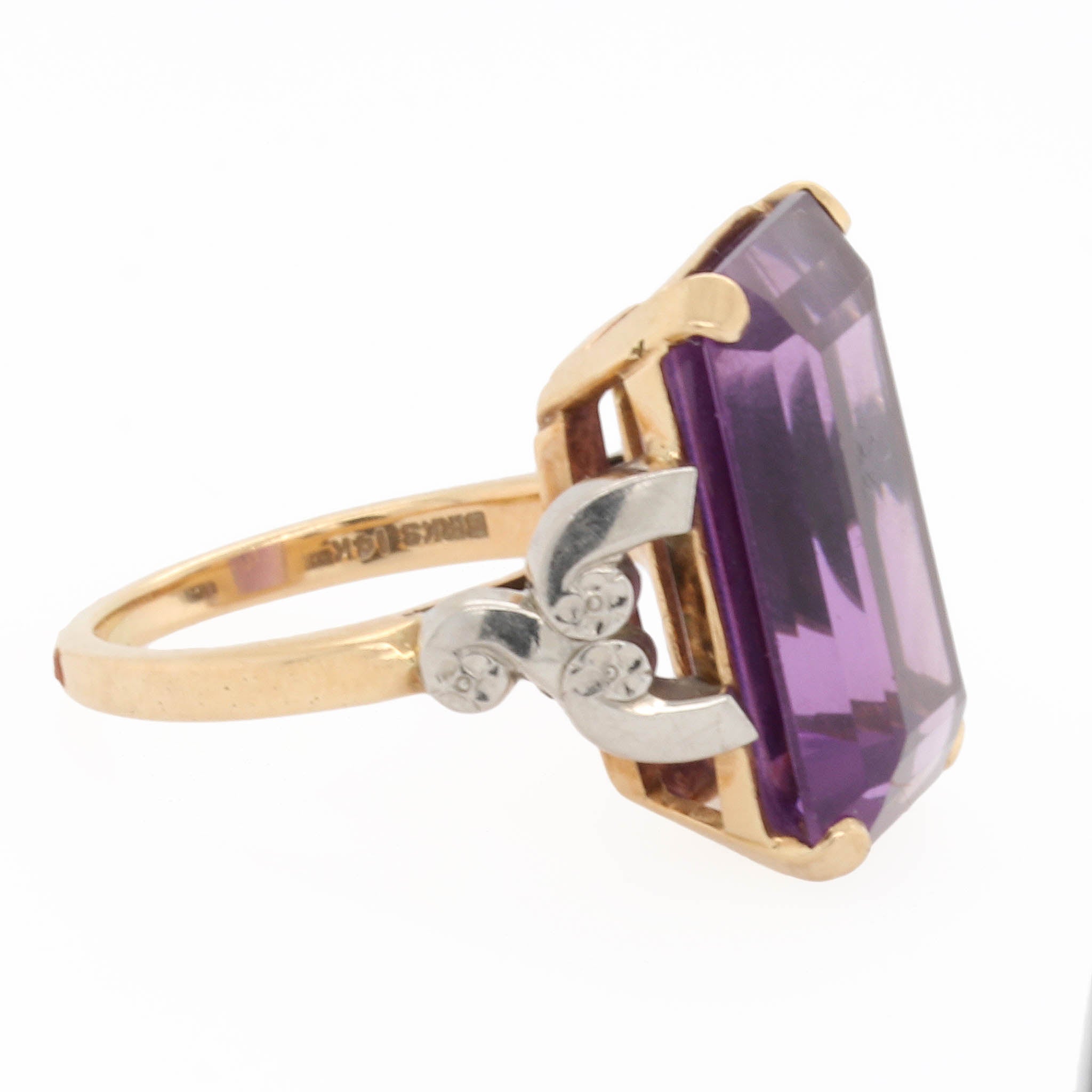 Large Amethyst Cocktail Ring