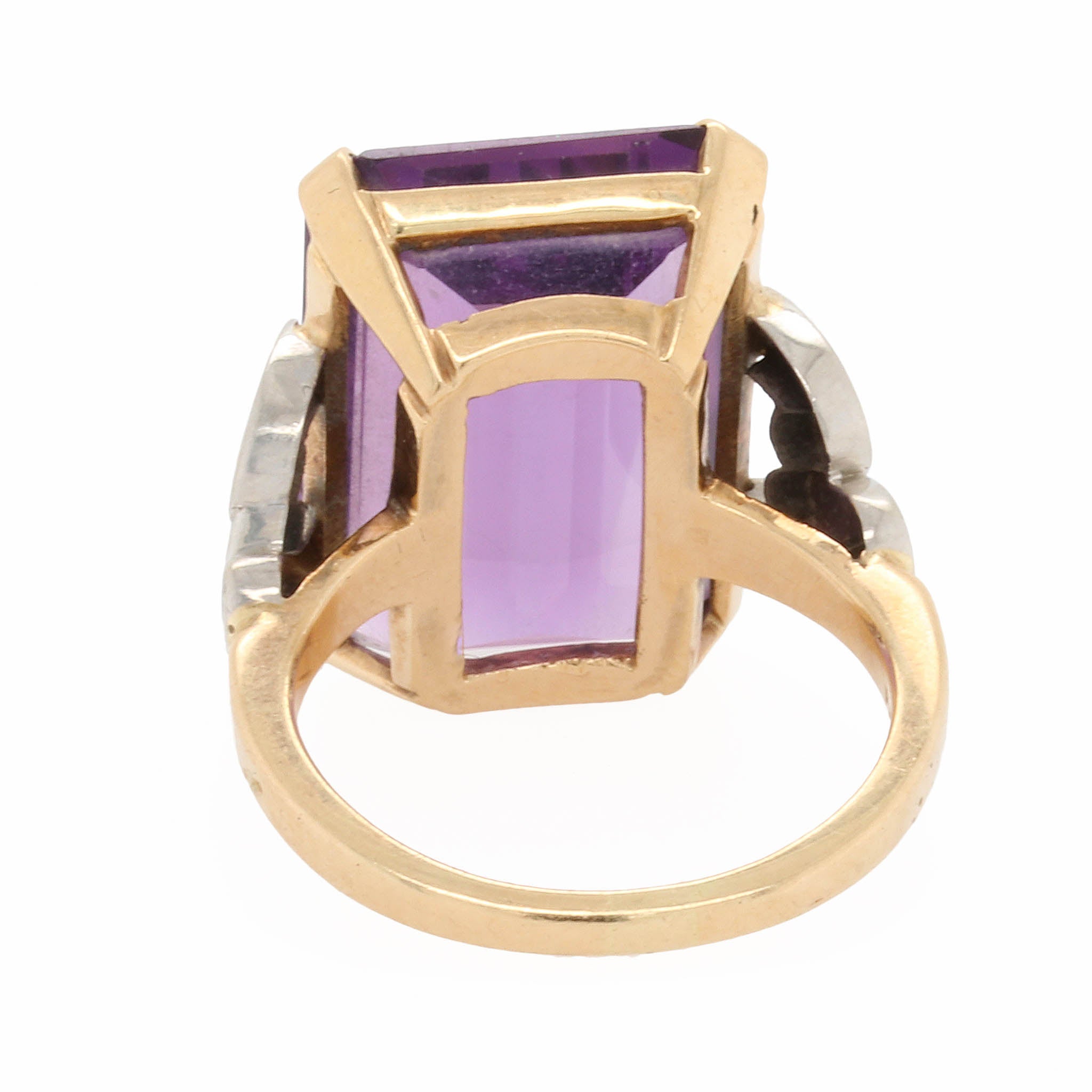 Large Amethyst Cocktail Ring