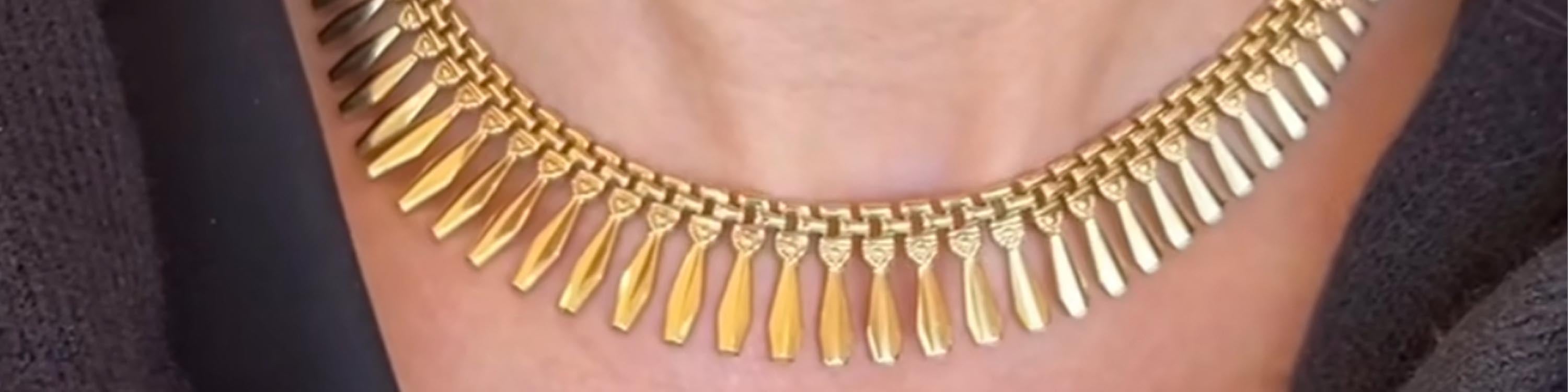 Estate gold necklace