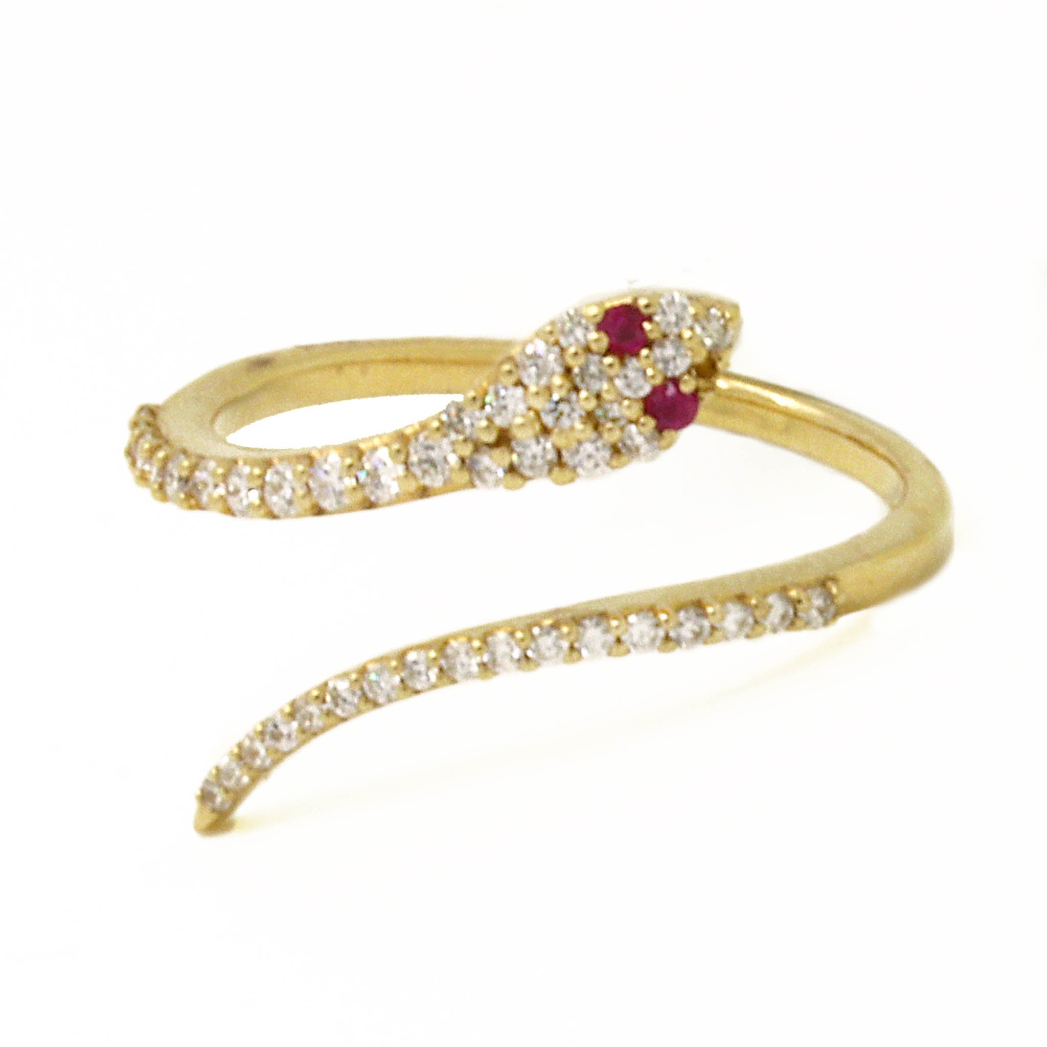 Diamond Snake Ring