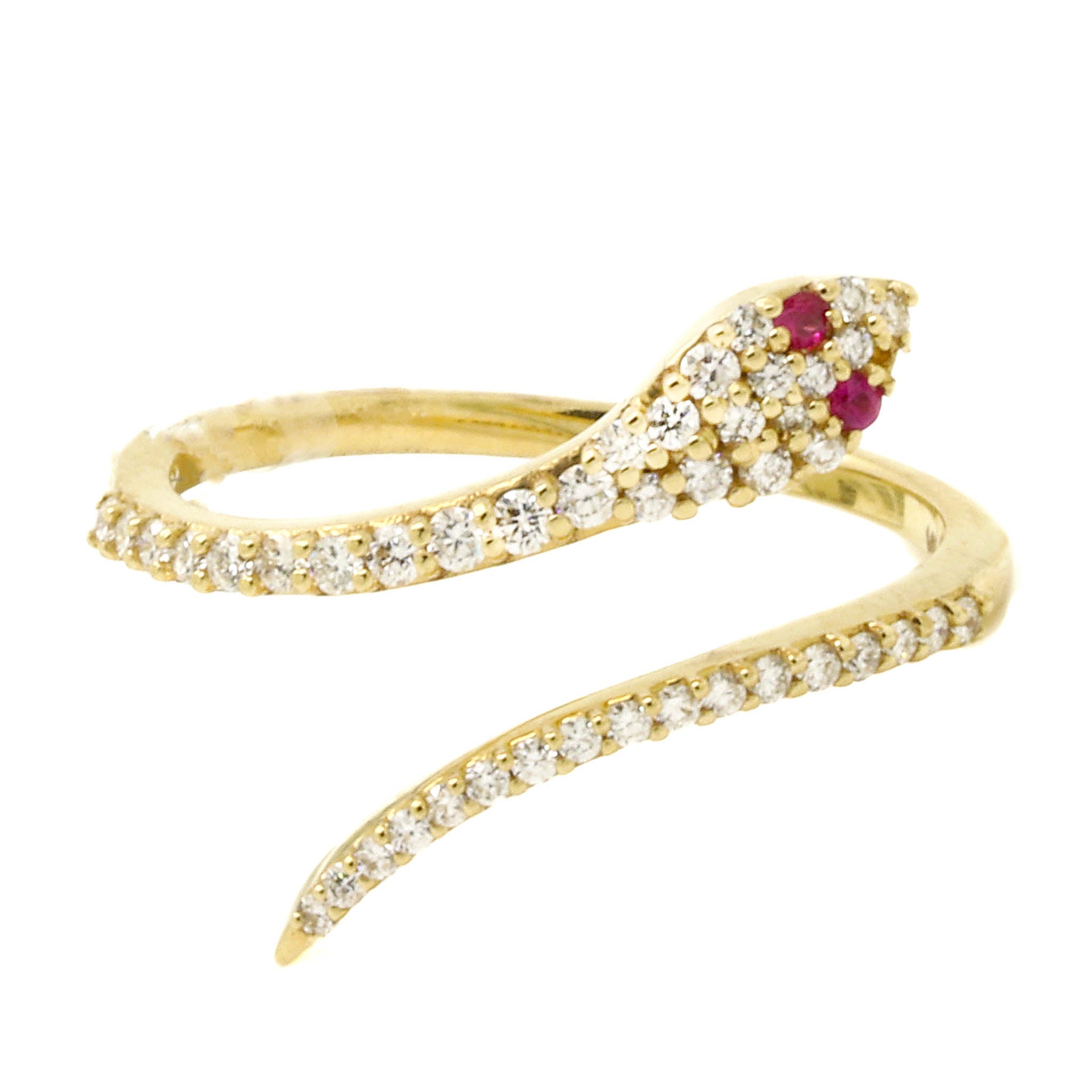 Diamond Snake Ring