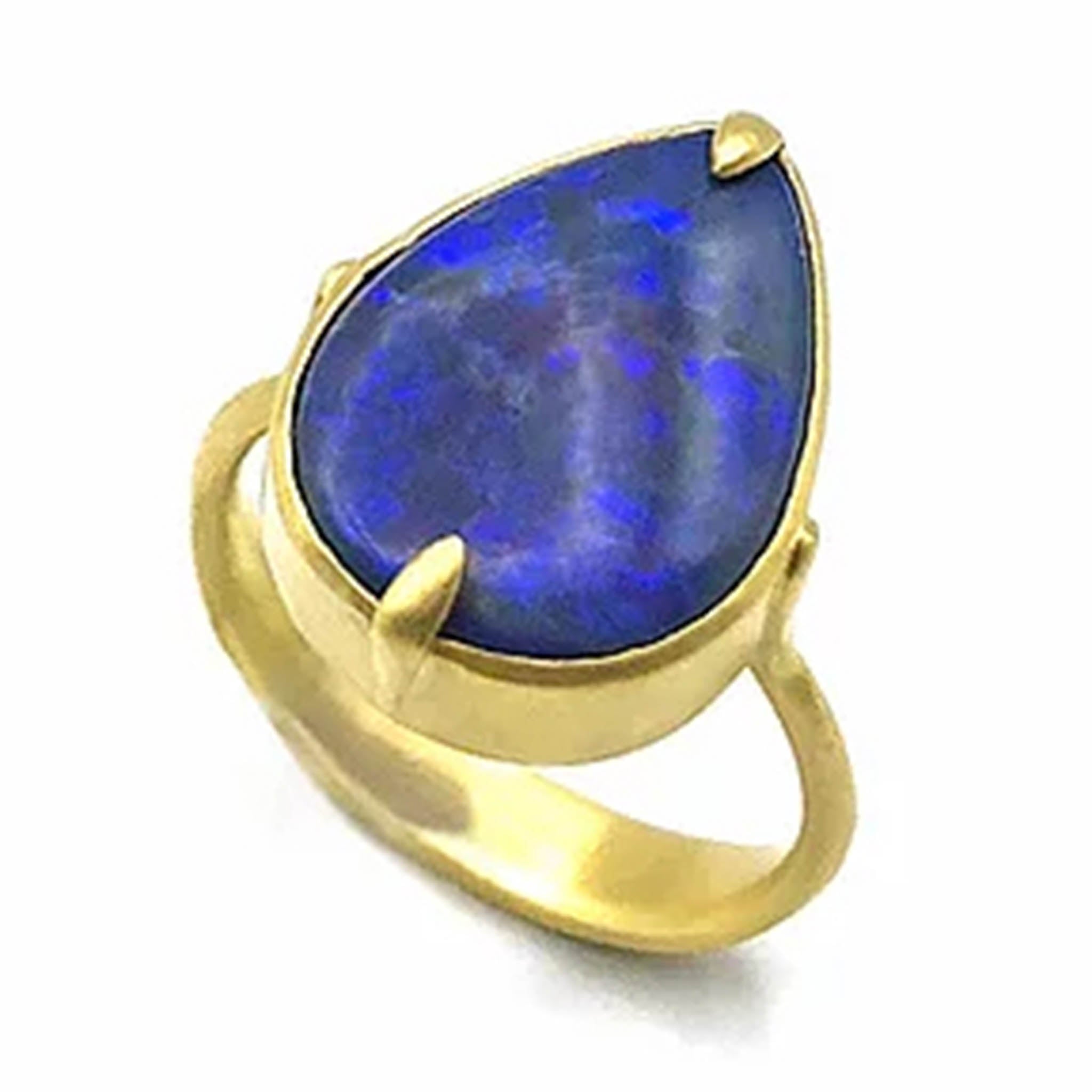 Pear Shape Opal Ring