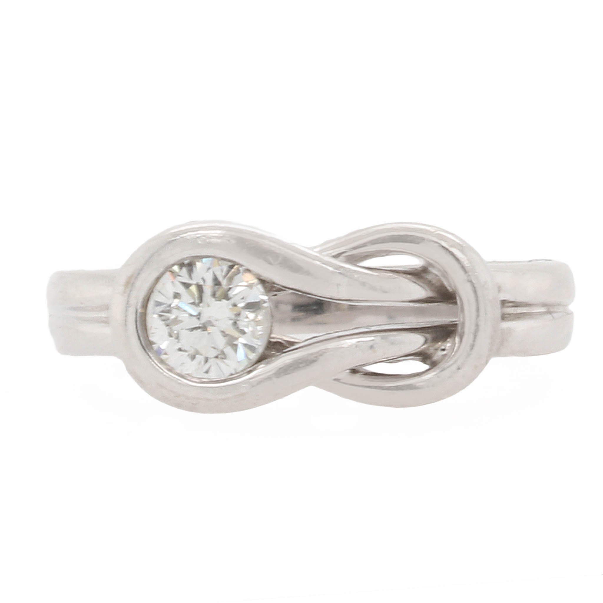 Diamond Slipknot Ring