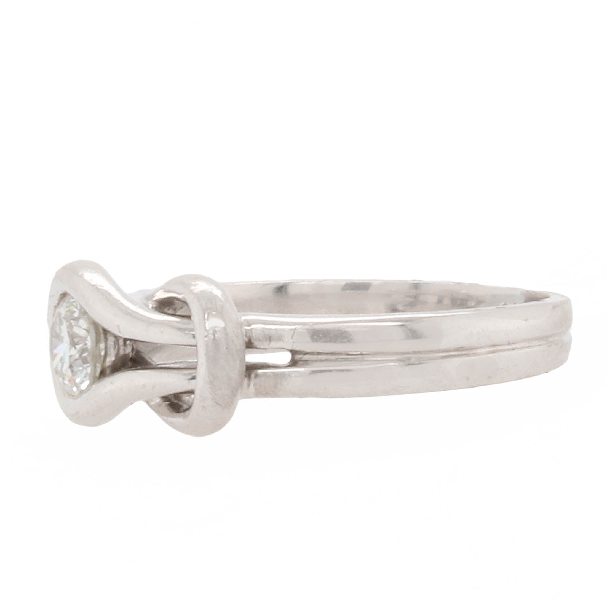 Diamond Slipknot Ring