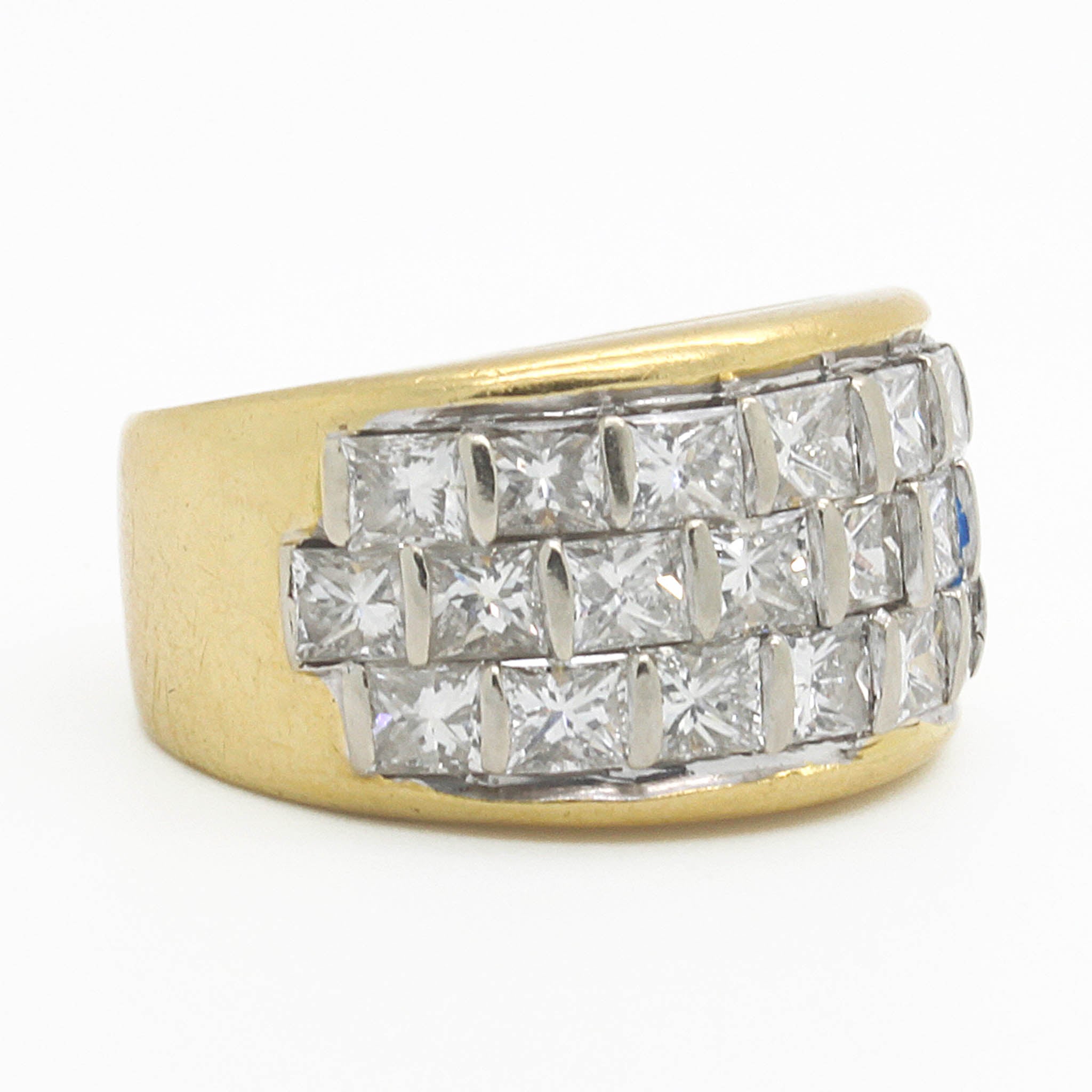 Princess Cut Diamond Band