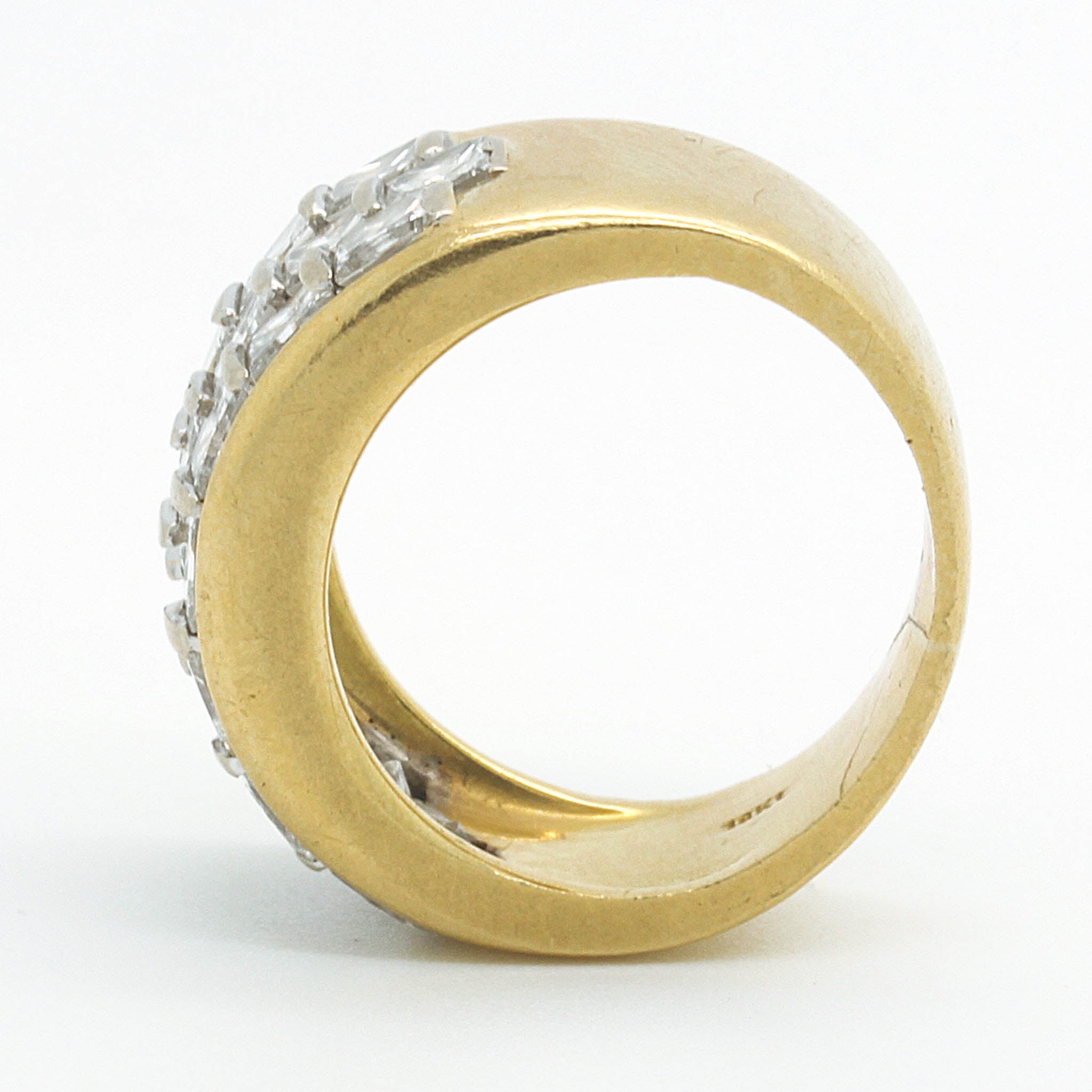Princess Cut Diamond Band