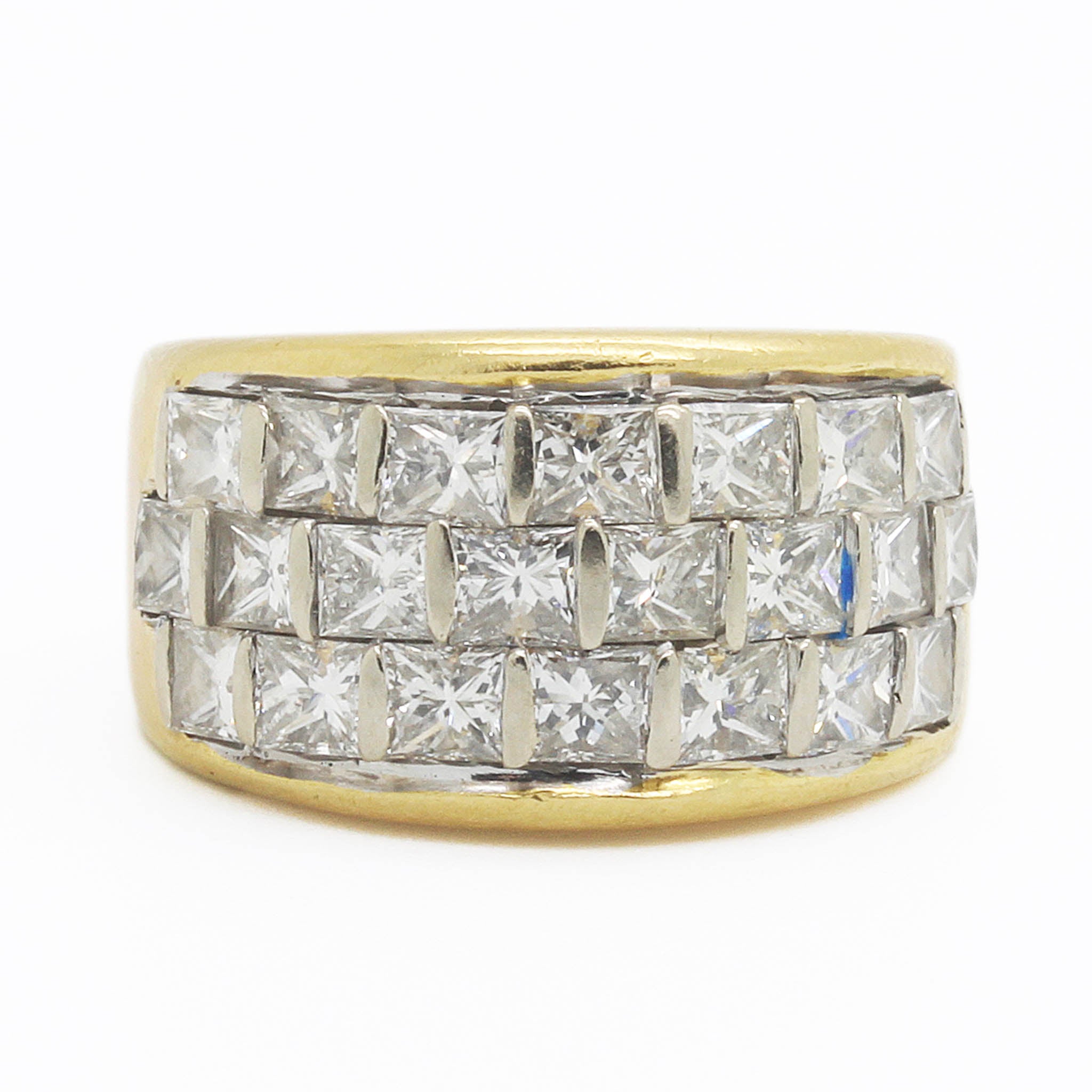 Princess Cut Diamond Band