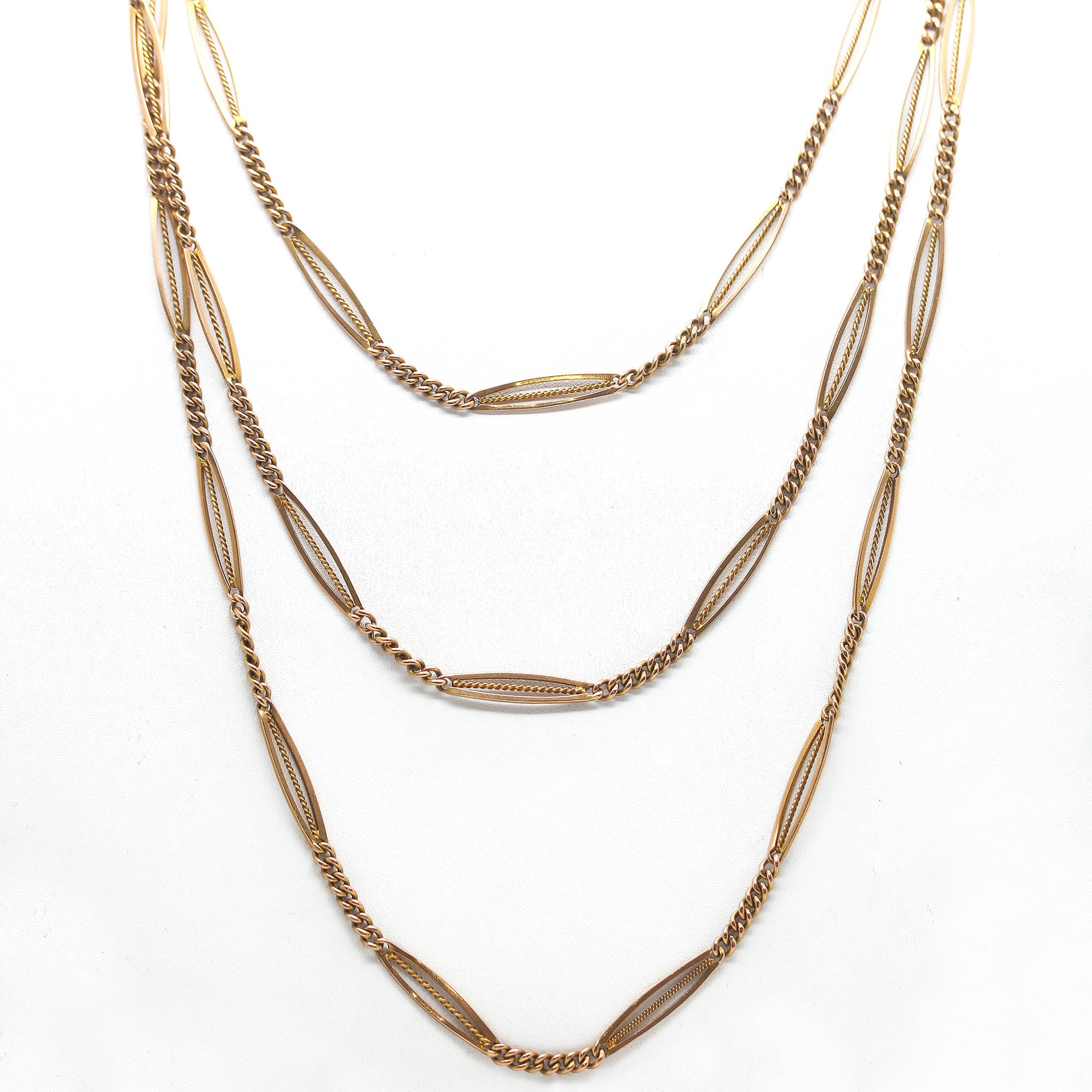 Extra-Long Vintage Gold Chain