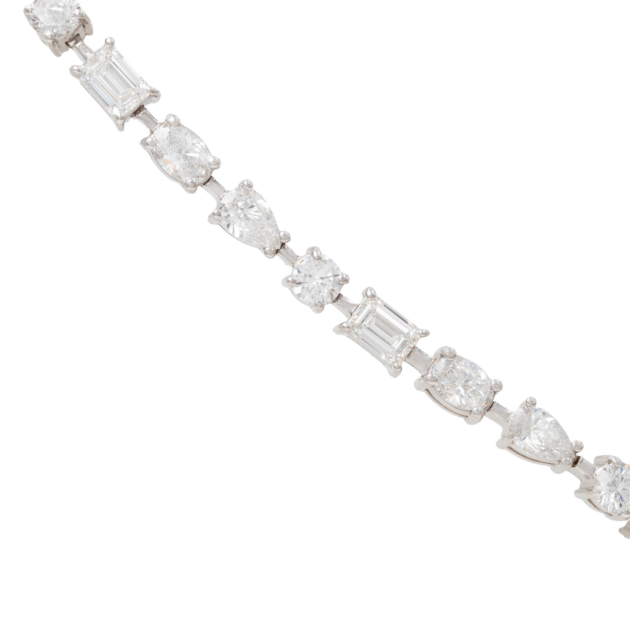 Fancy Shape Lab Grown Diamond Bracelet