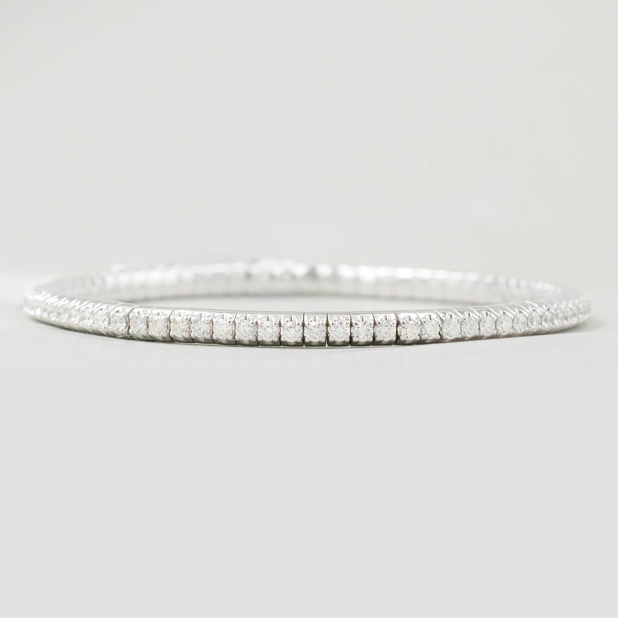 Stretchy Diamond Tennis Bracelet