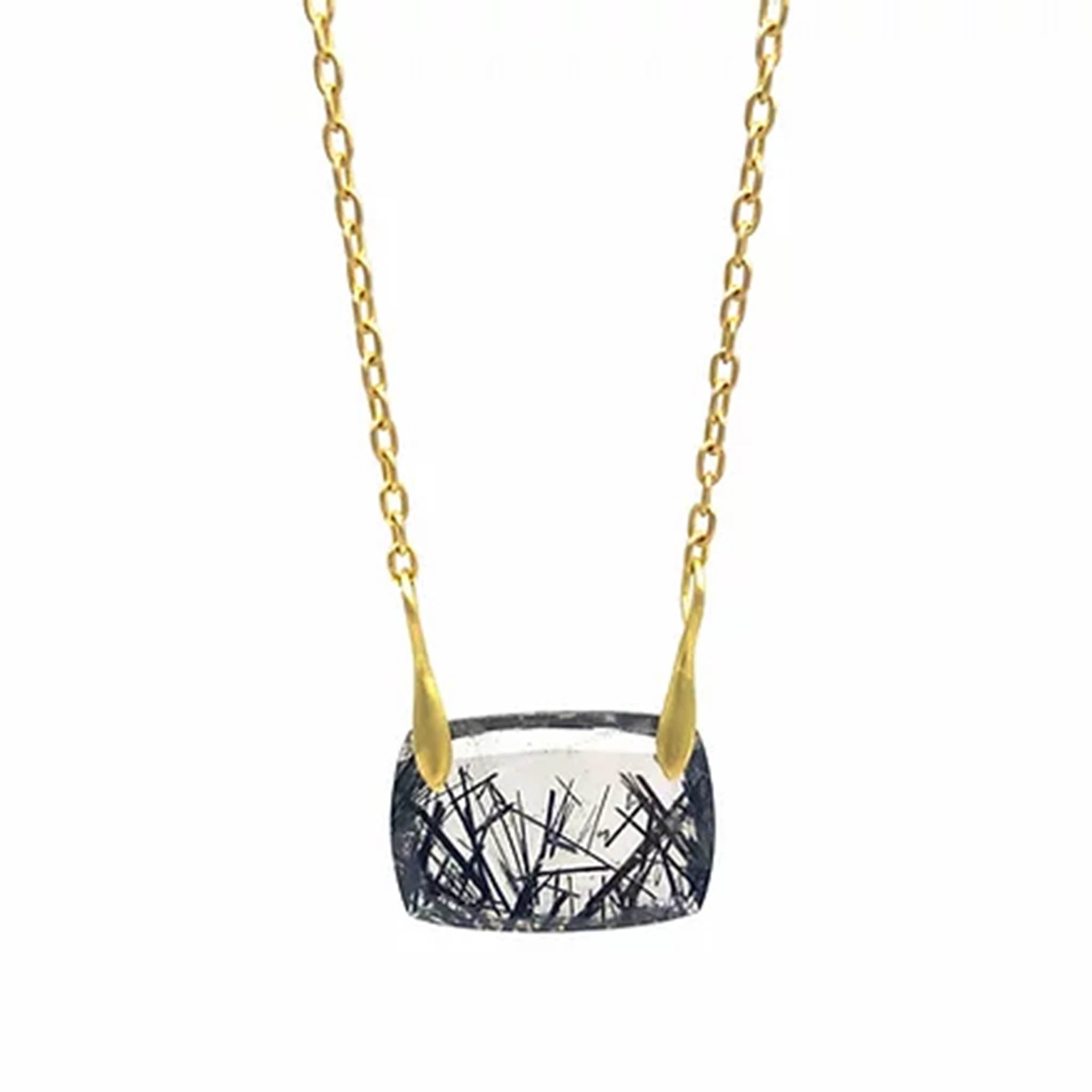 Garden Tourmalinated Quartz Necklace