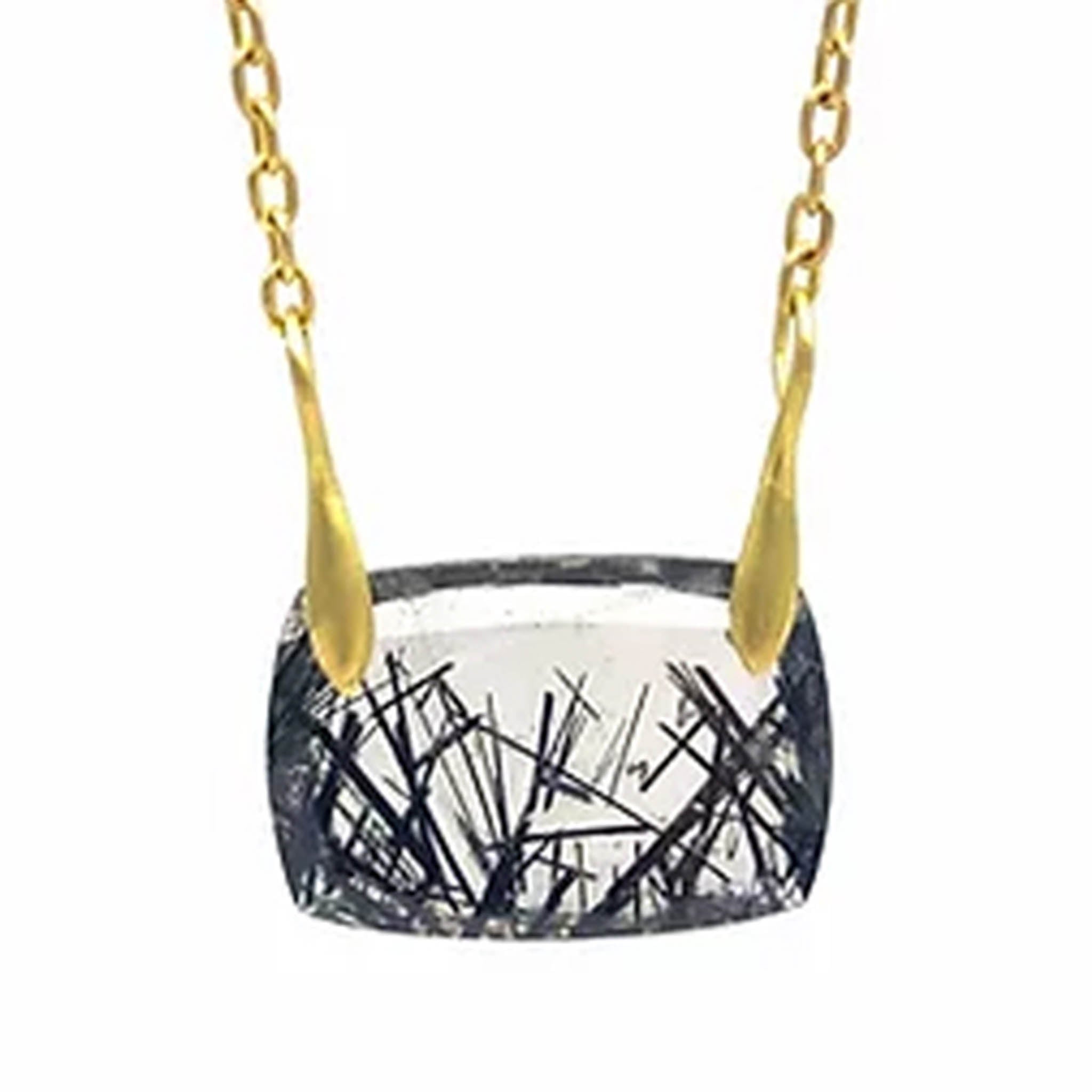 Garden Tourmalinated Quartz Necklace