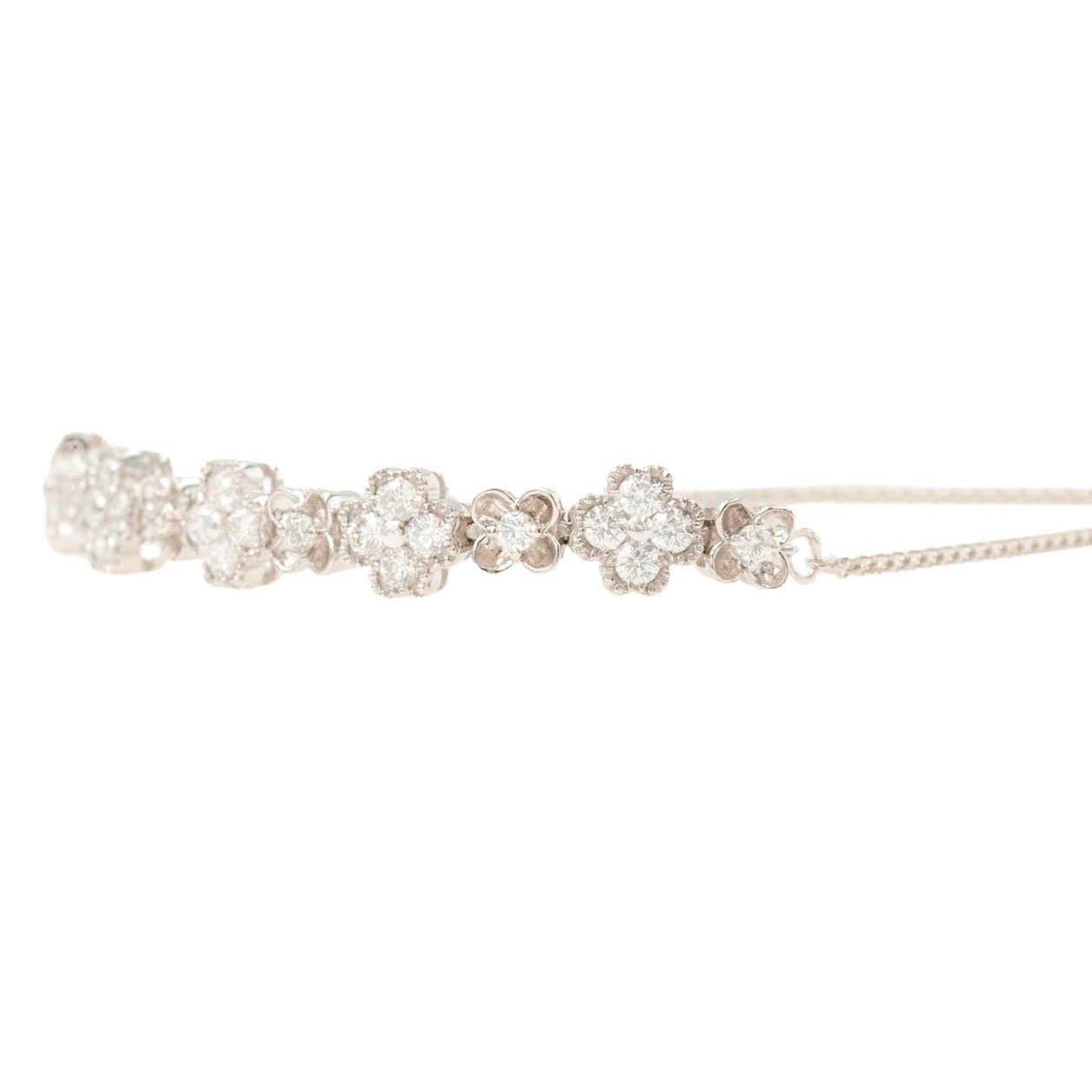 Diamond Clover Bolo Bracelet