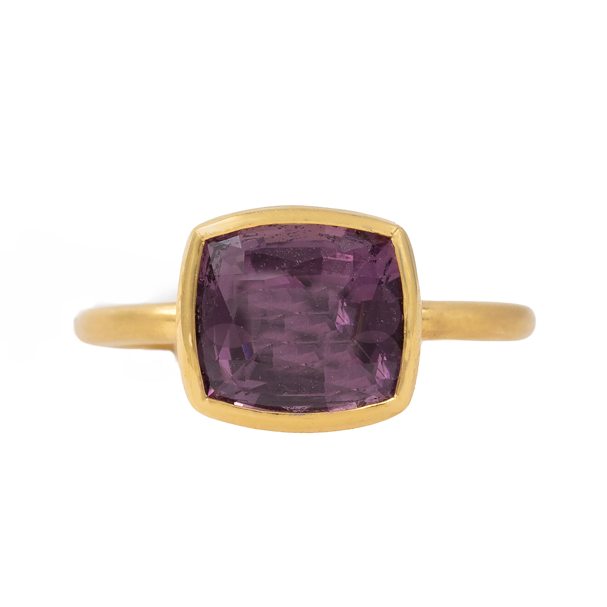 Bezel Set Spinel Ring