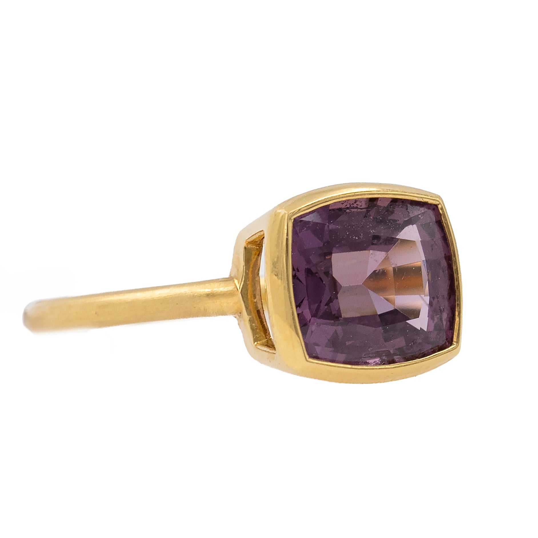 Bezel Set Spinel Ring