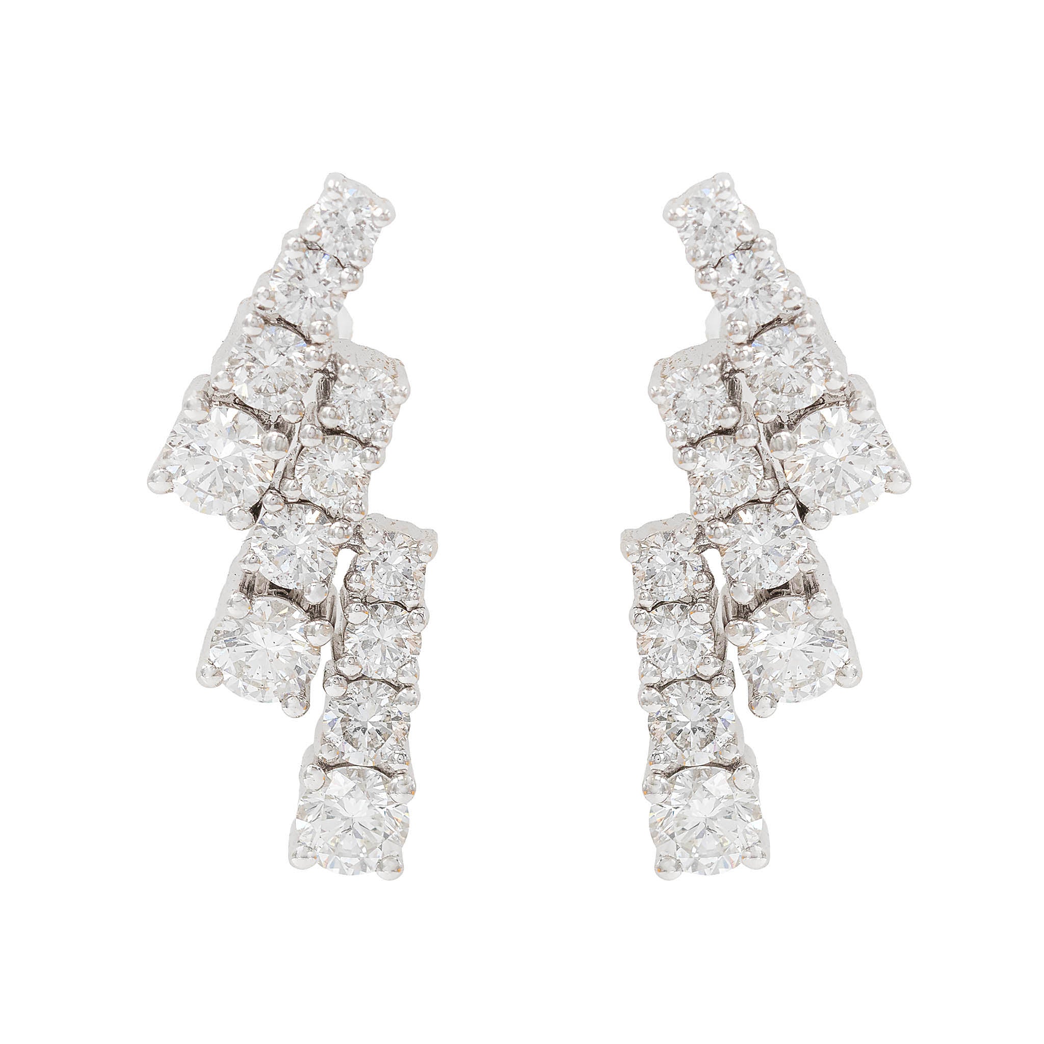 Mini Waterfall Diamond Earring