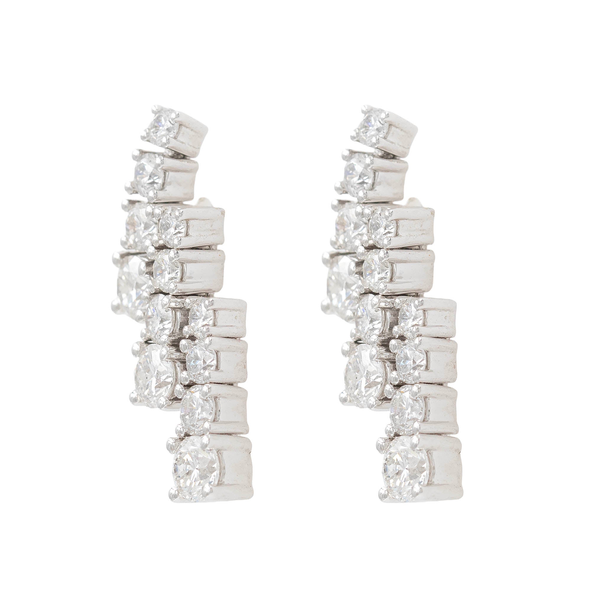 Mini Waterfall Diamond Earring