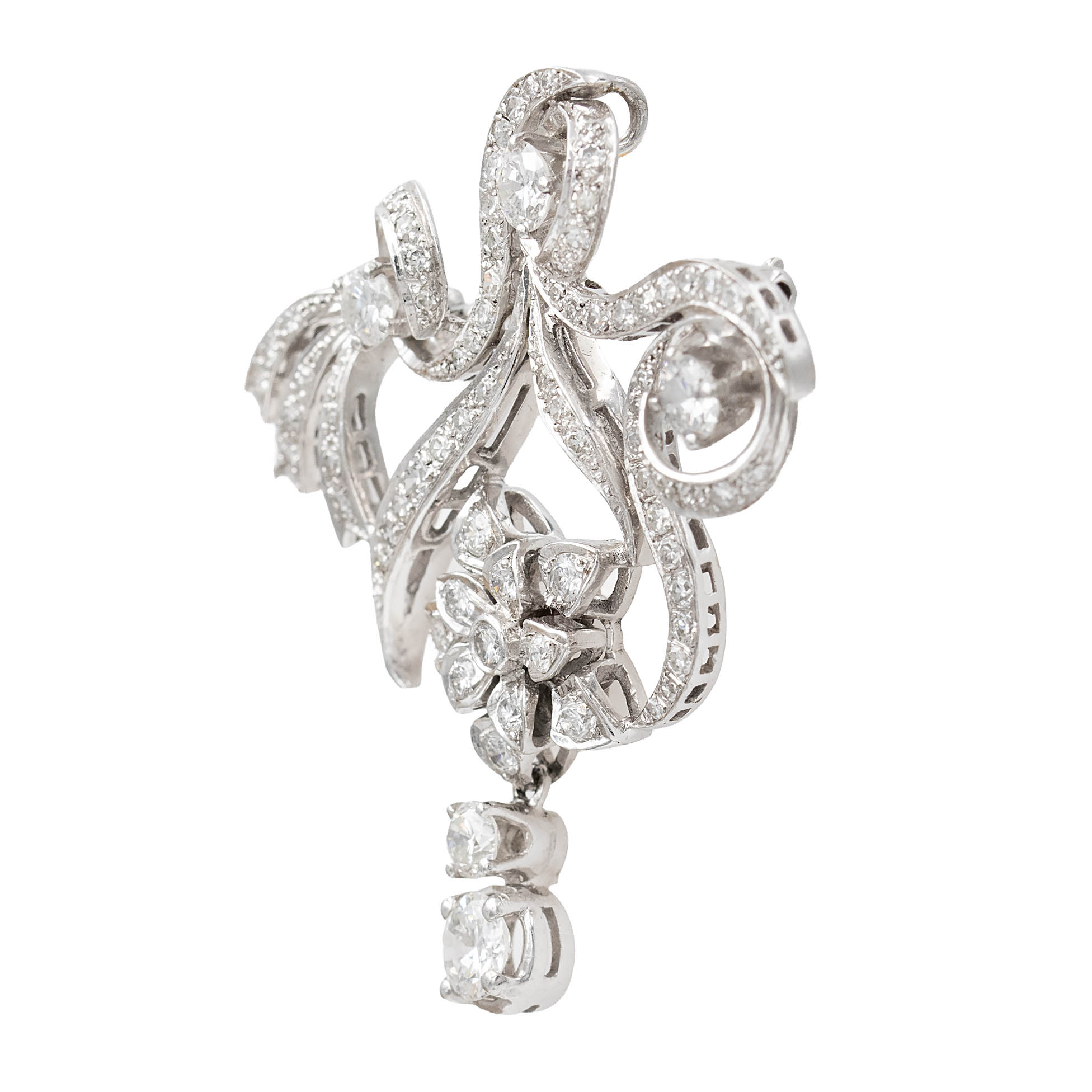 Vintage Diamond Brooch