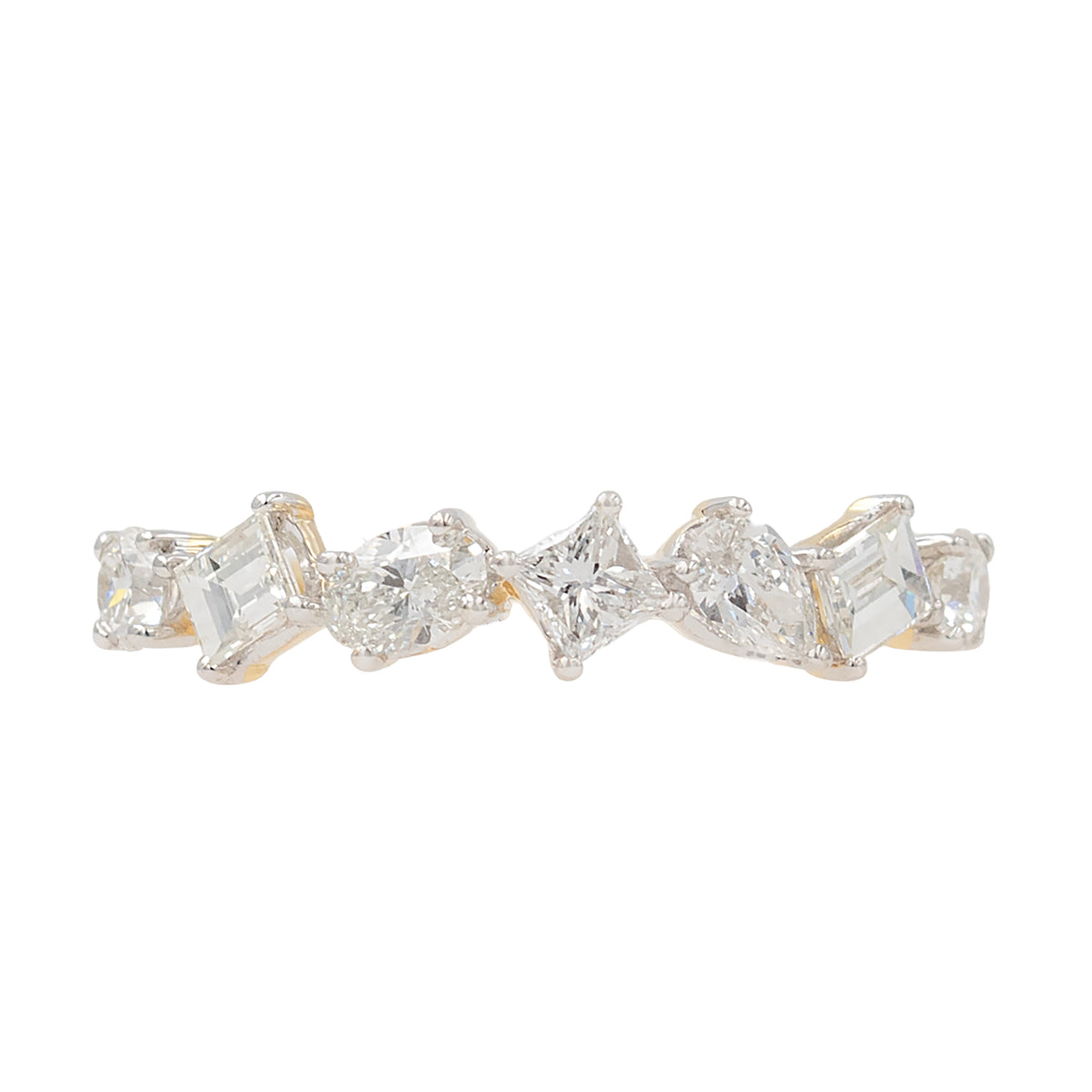 Mixed Shapes Diamond Band