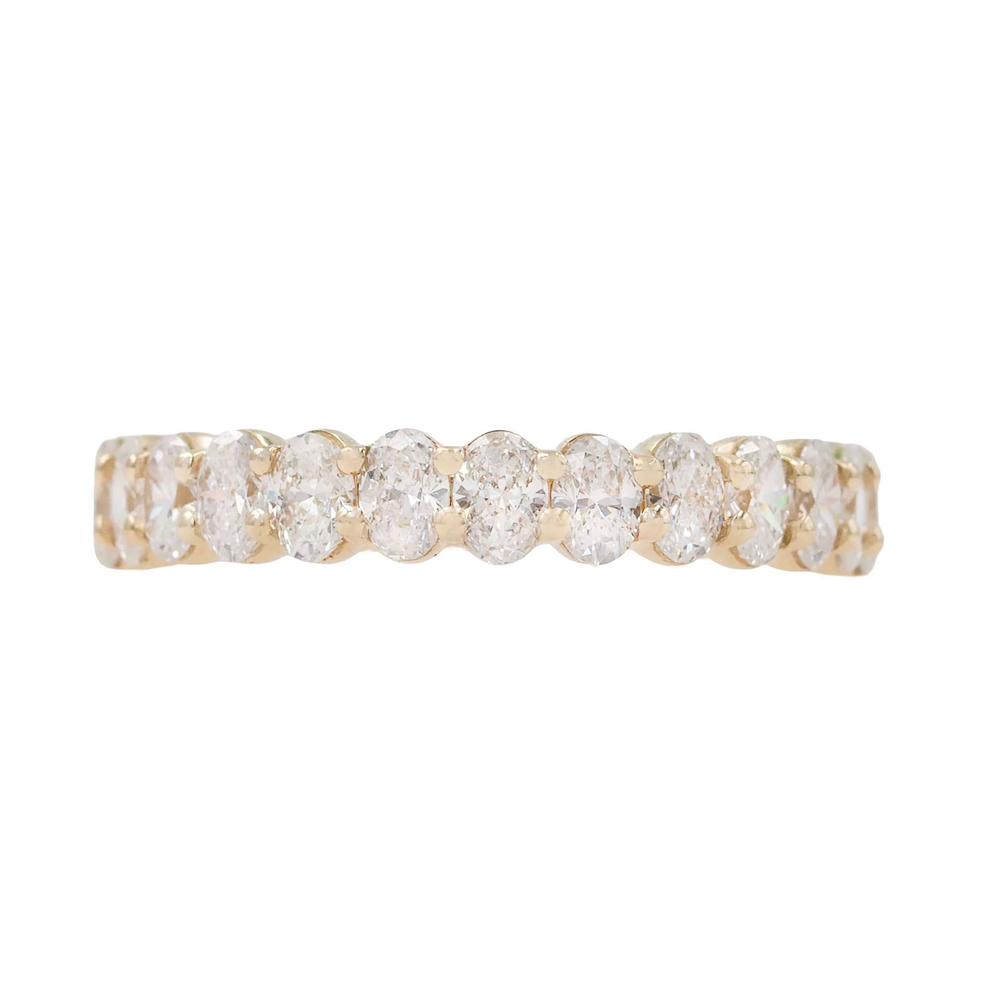Oval Lab Grown Diamond Band Ring