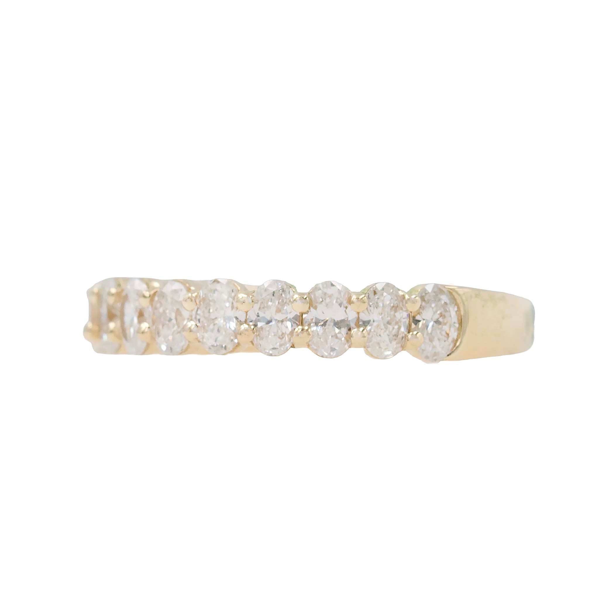 Oval Lab Grown Diamond Band Ring