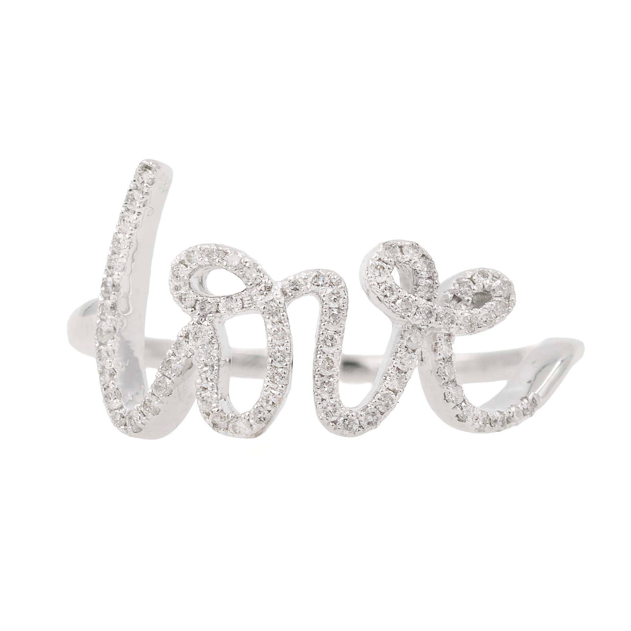 Diamond Love Ring