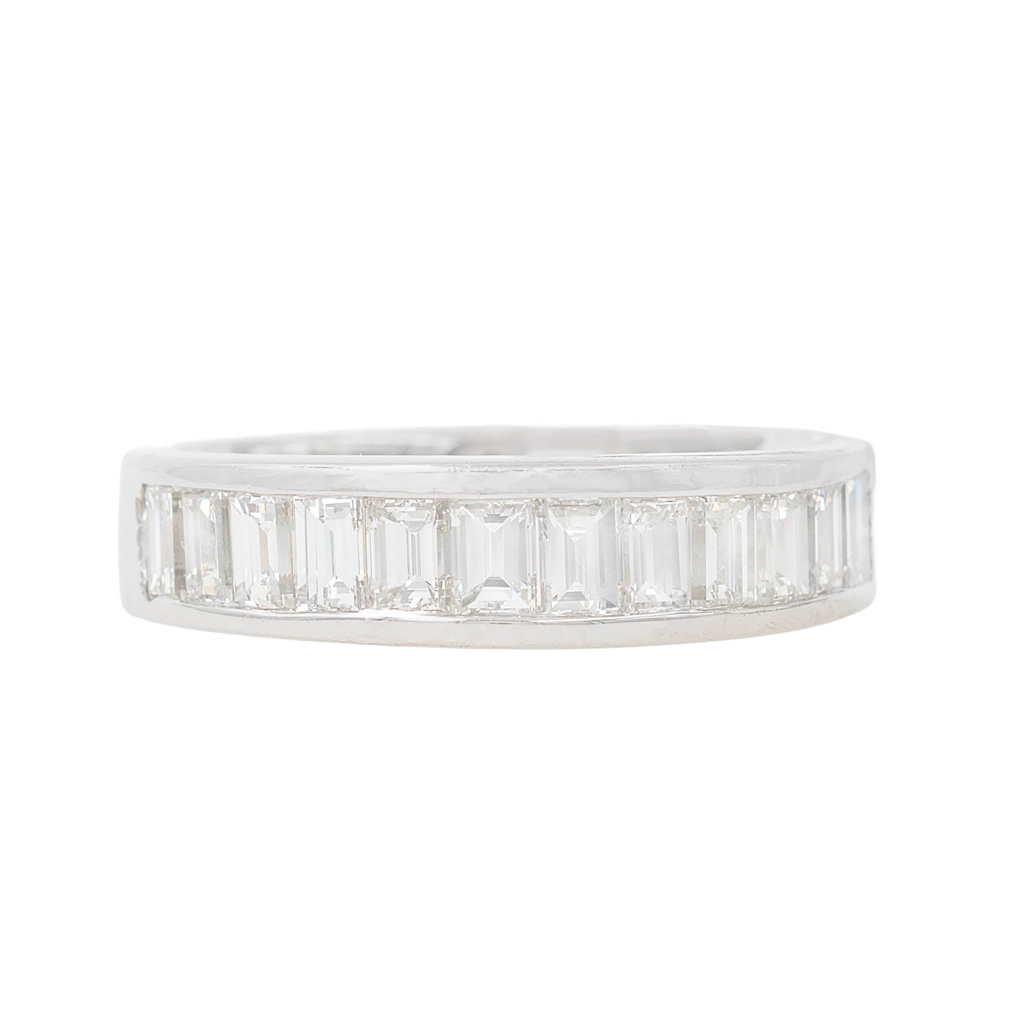 Channel Set Baguette Diamond Band