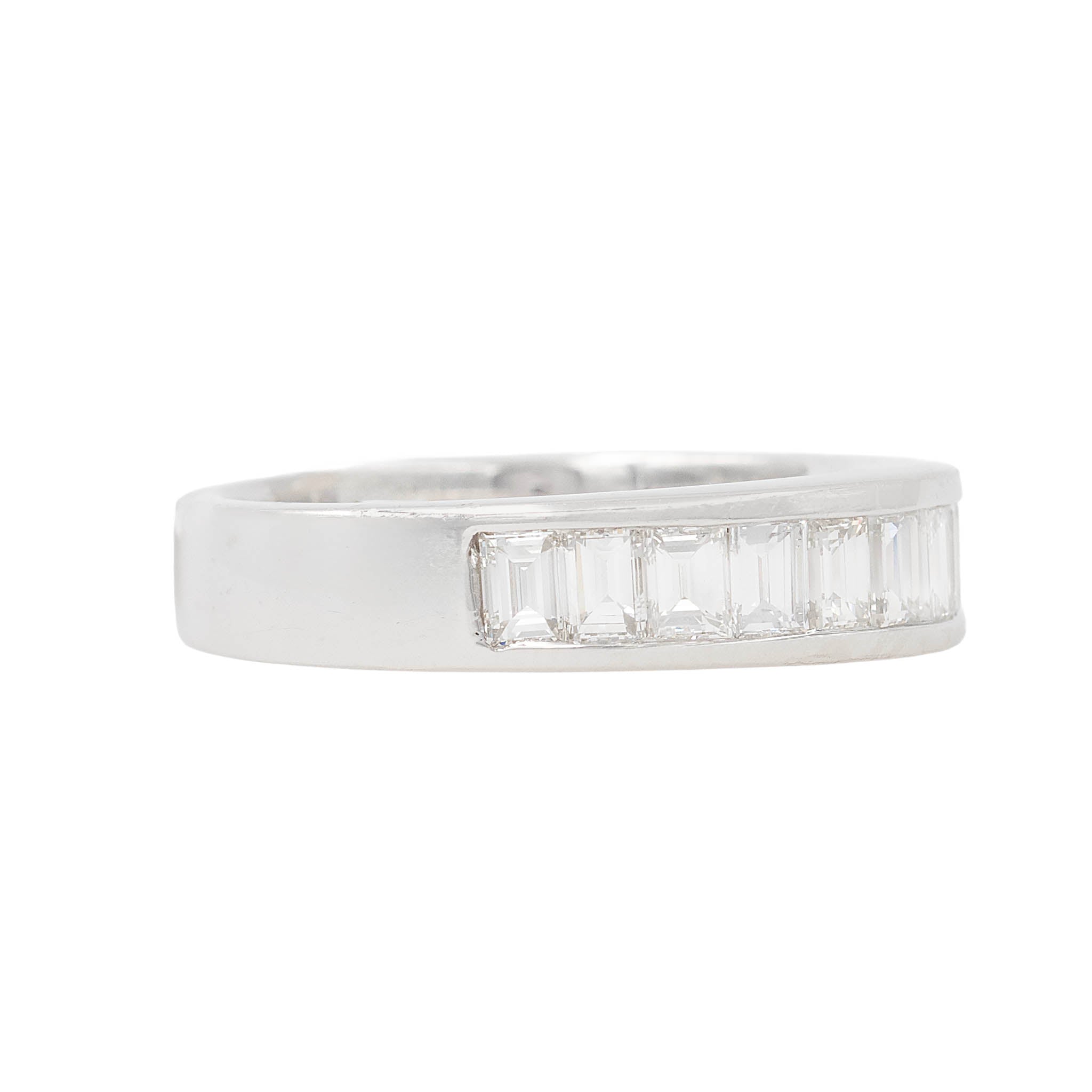 Channel Set Baguette Diamond Band