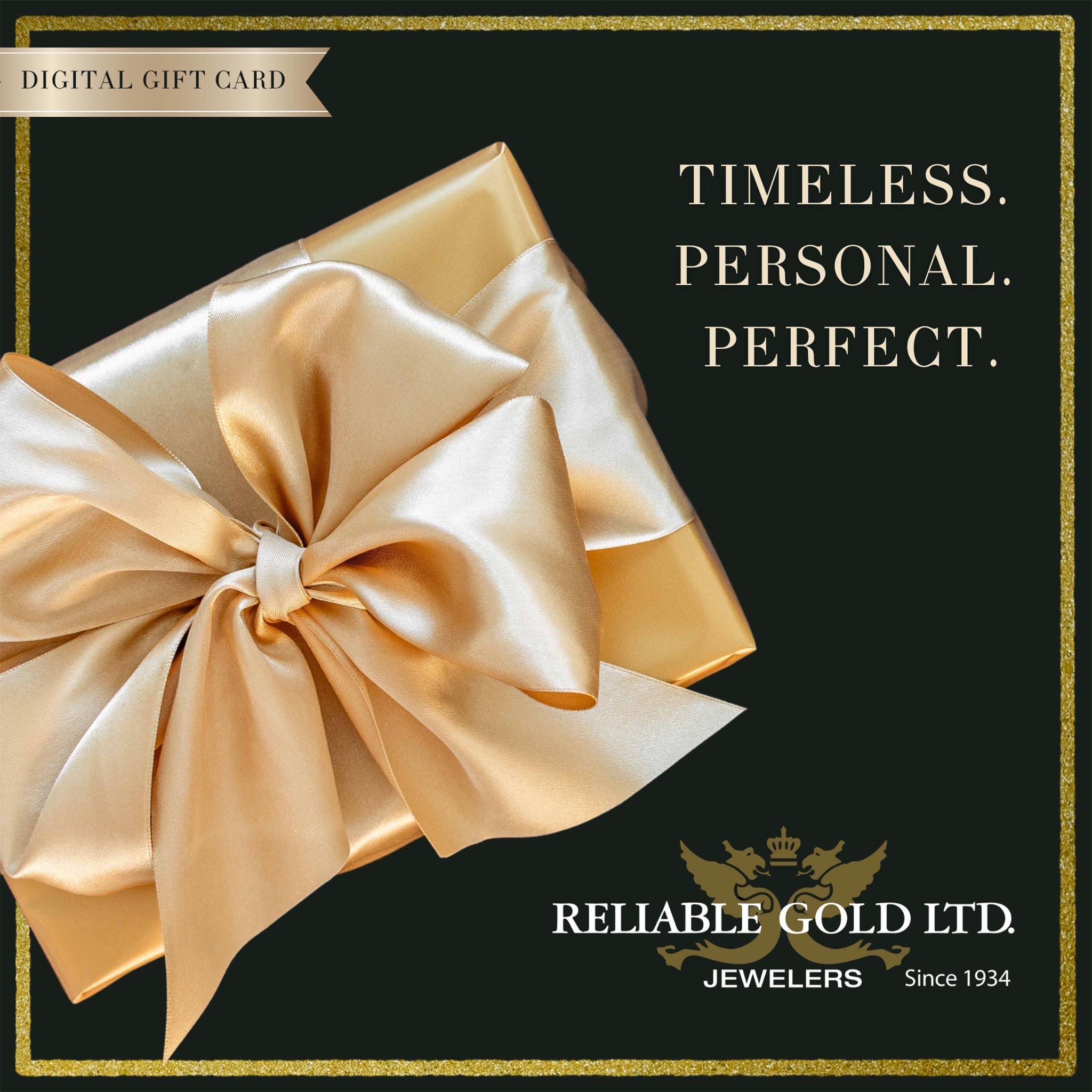 Reliable Gold digital gift card
