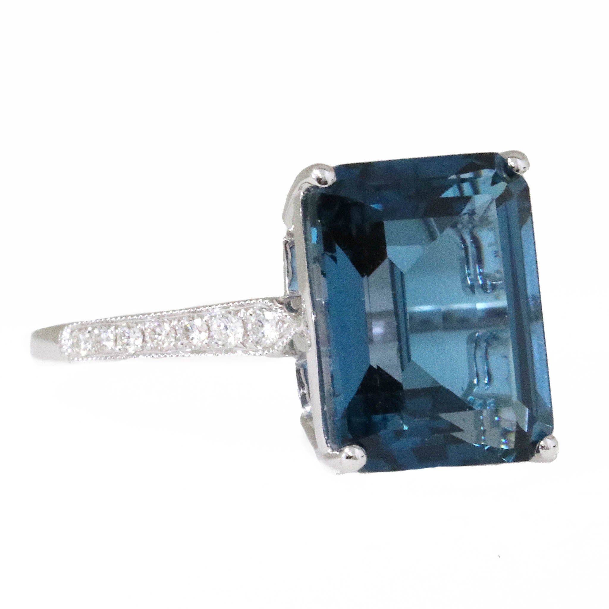 London Blue Topaz Ring