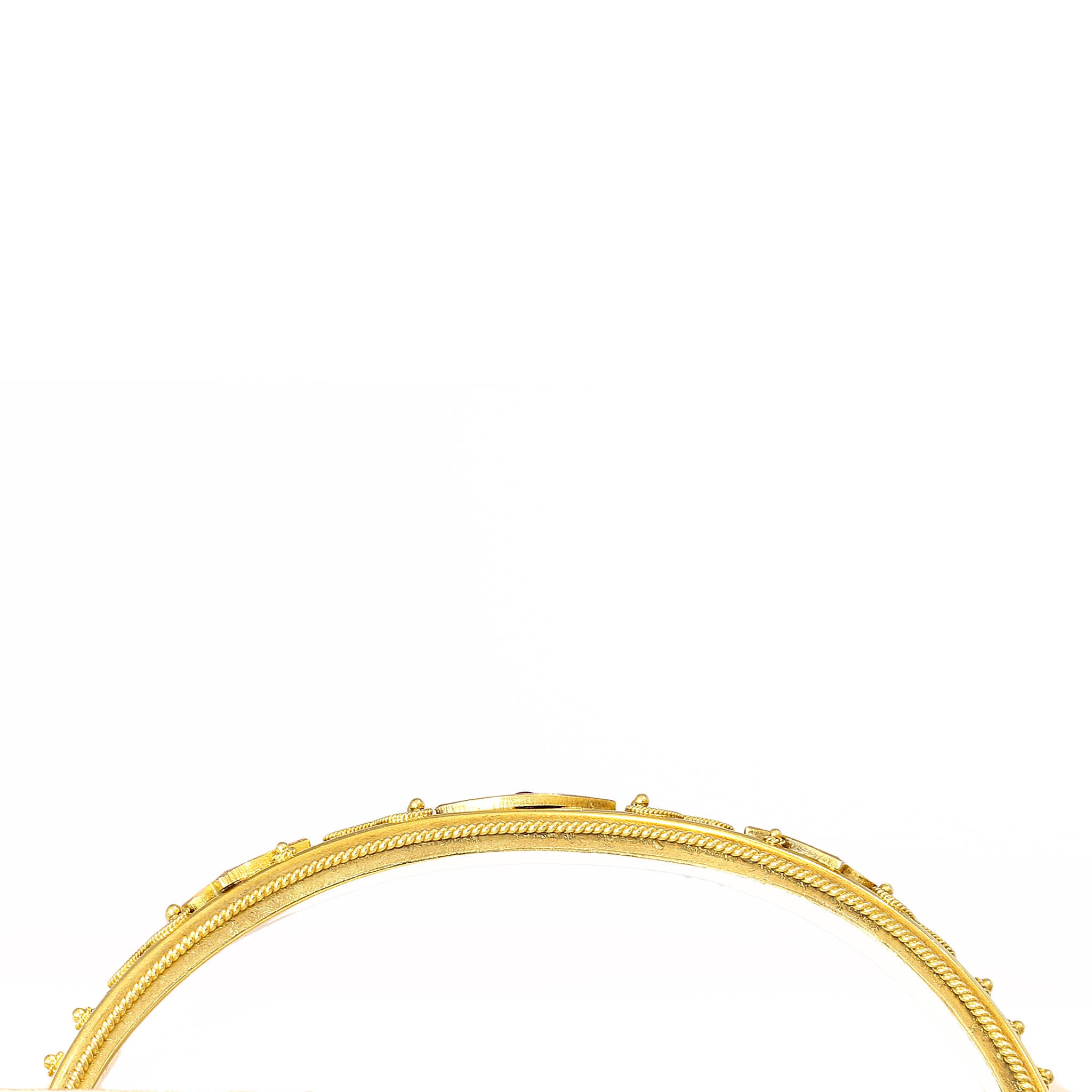 Estate Ruby & Diamond Bangle Bracelet