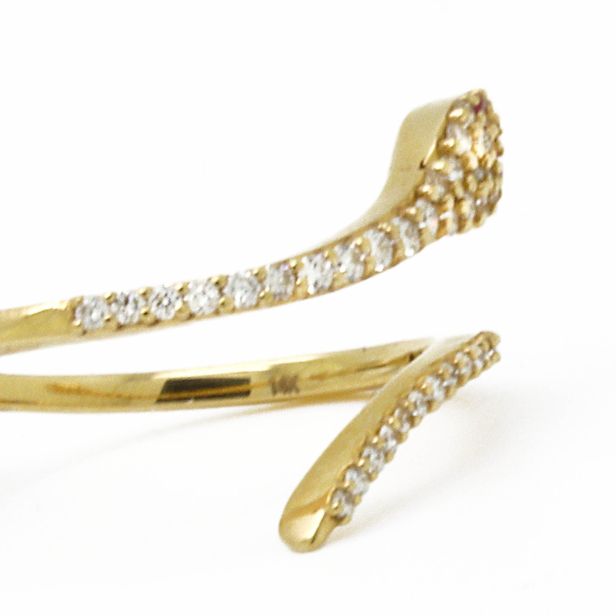 Diamond Snake Ring