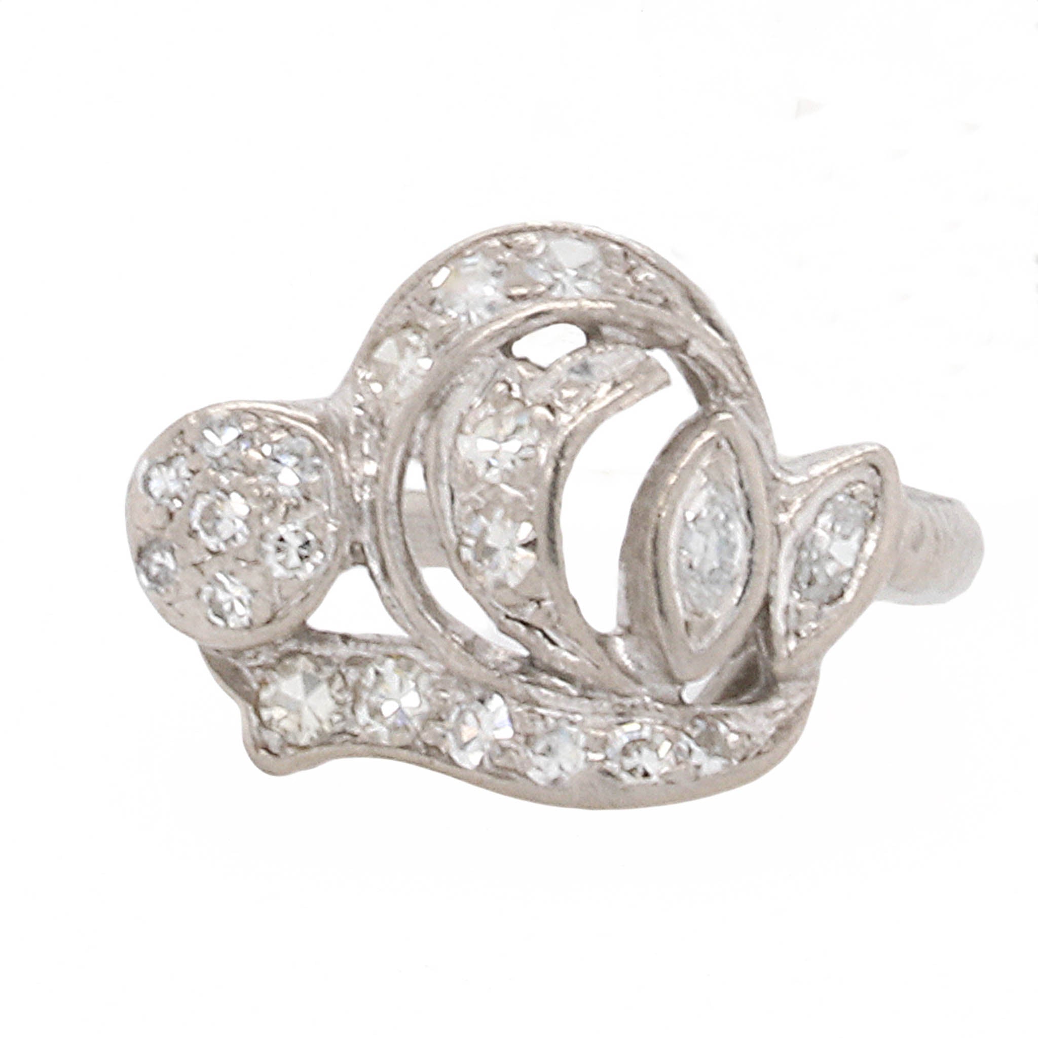 Platinum Diamond Estate Ring