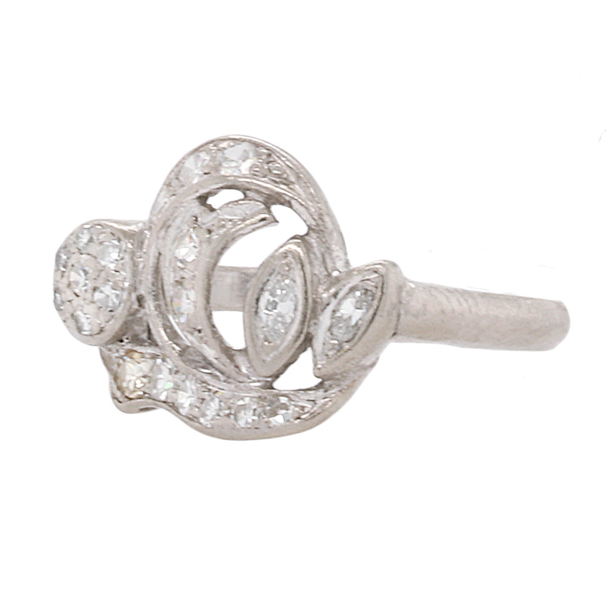 Platinum Diamond Estate Ring